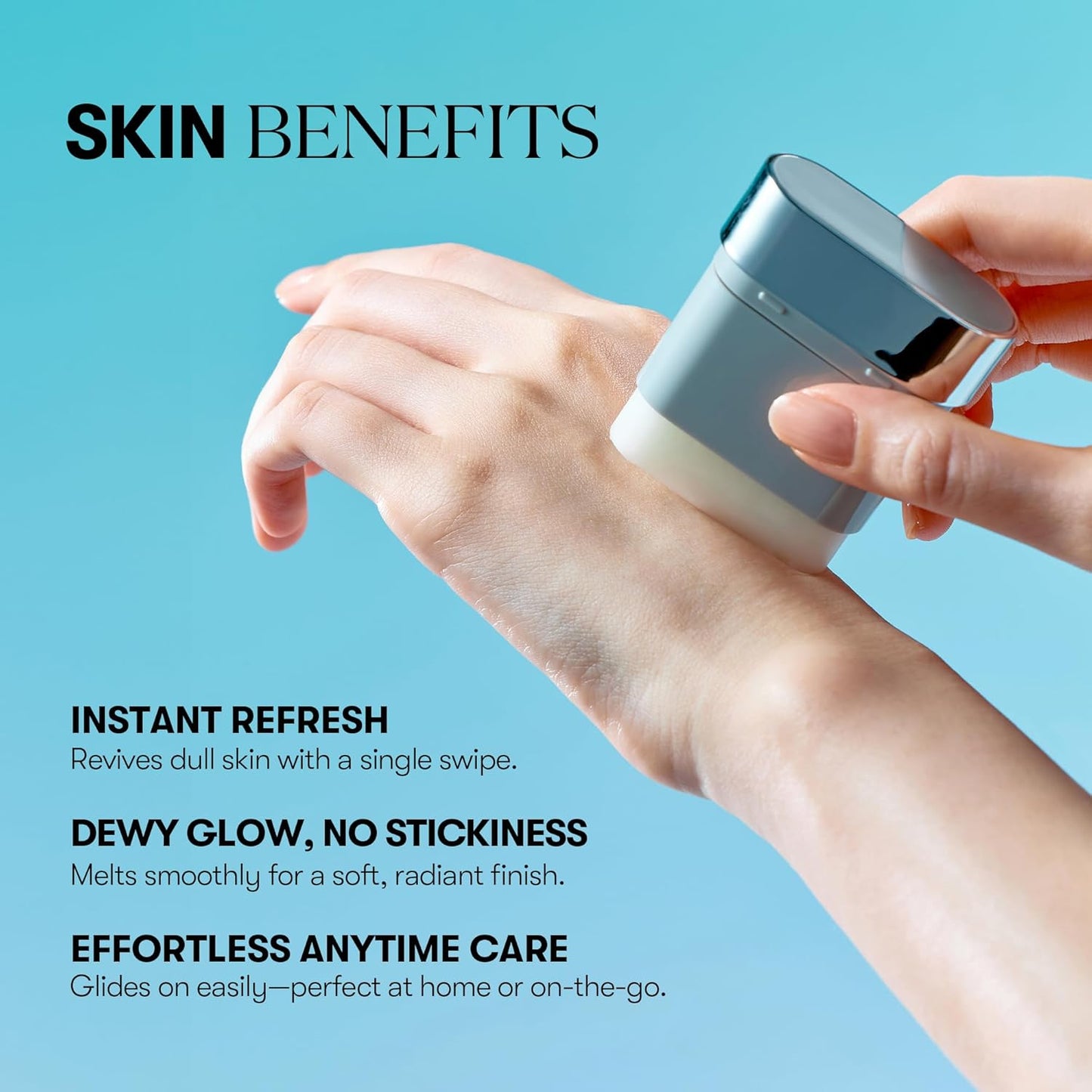 VT COSMETICS PDRN Essence Stick Balm, PDRN Collagen Multi Wrinkle Stick, All-in-One Eye & Neck Treatment, Glow Makeup Base & Face Treatment Balm, Plumping, Fine Lines (0.33 oz.)