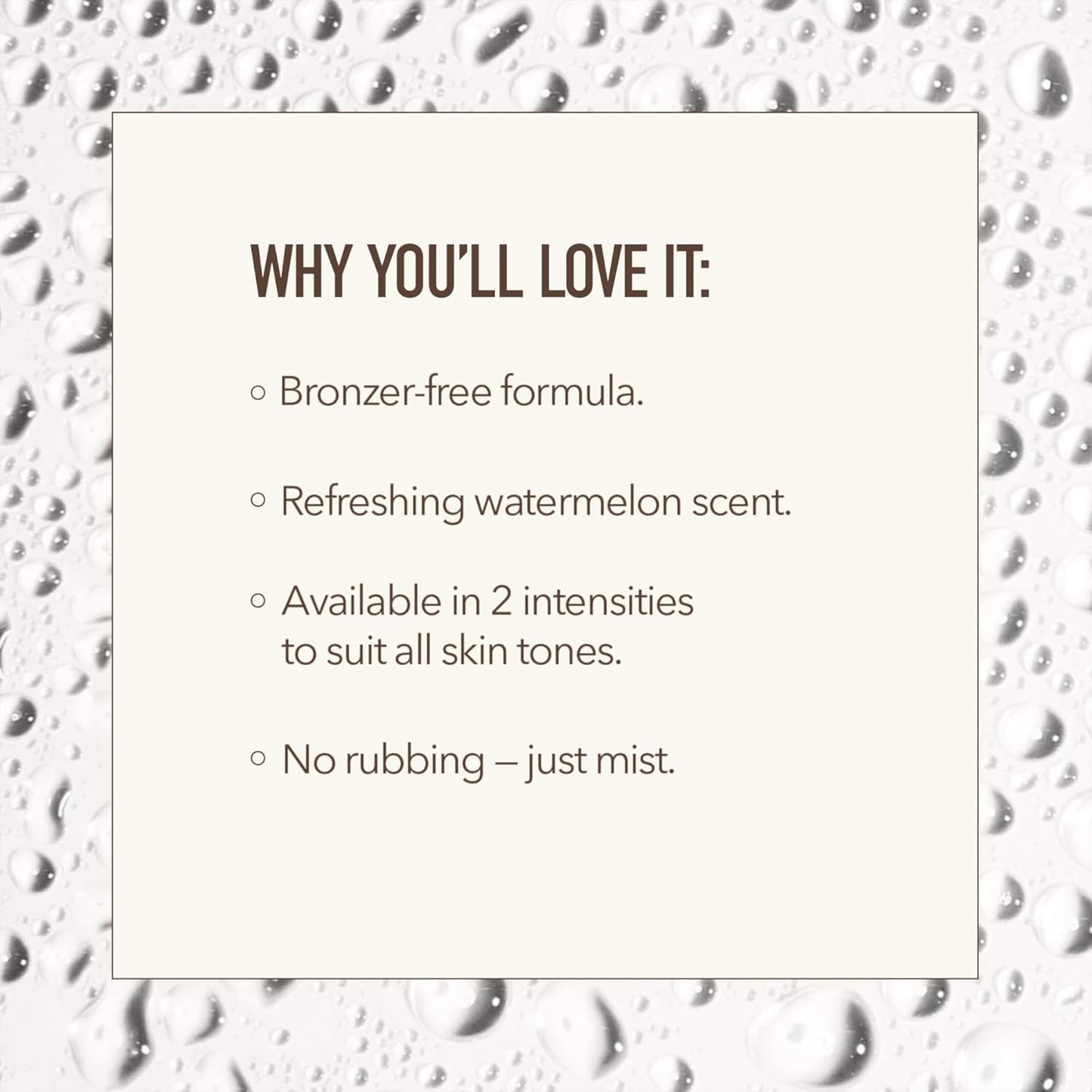 Nuda Face Tan Water | Lightweight and Clear Self Tan Face Mist | Cruelty Free Face Tanner Water with Natural Ingredients | Buildable Spray Tan Solution (75 mL)