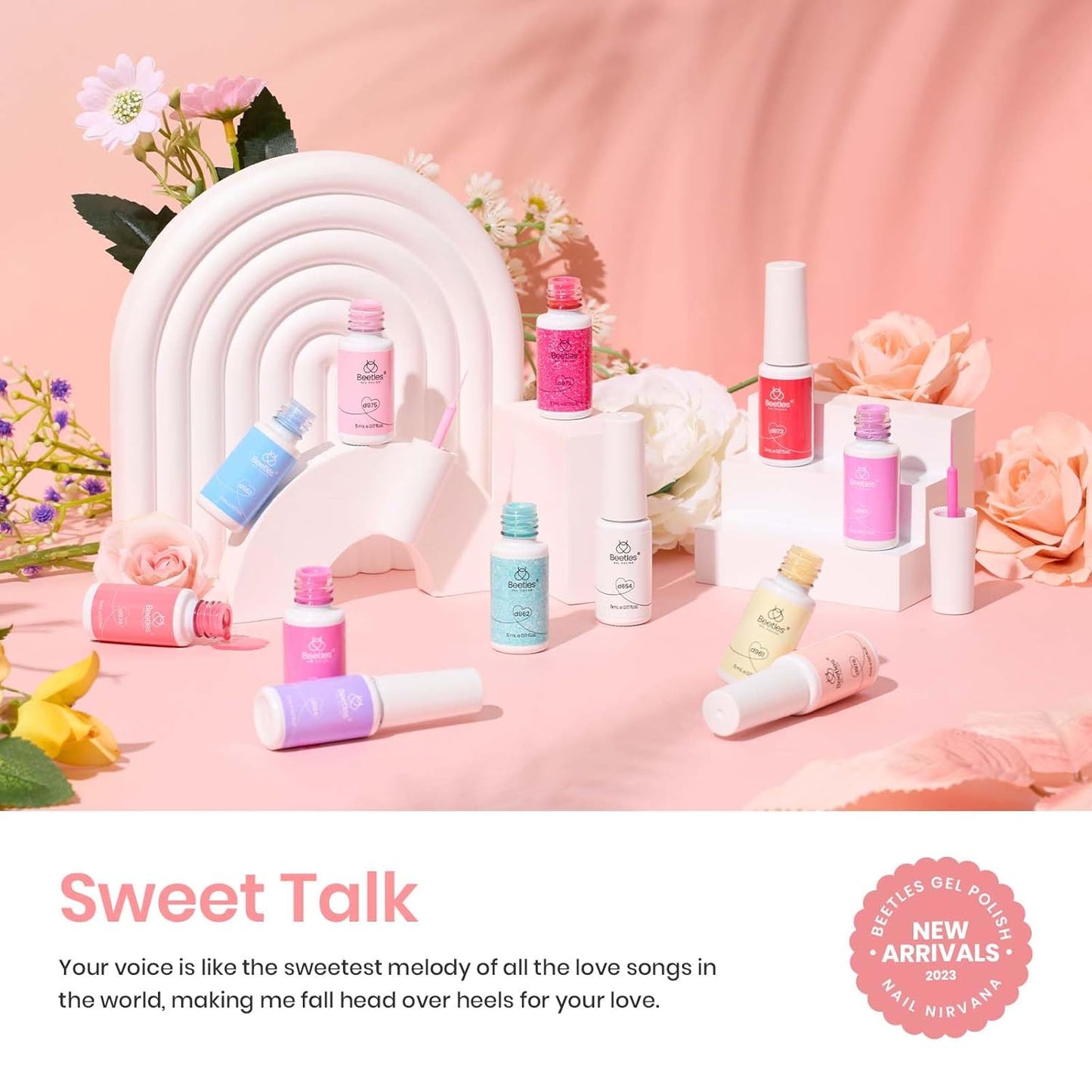 beetles Pink 12 Colors Nail Art Gel Liner, Summer Blue White Glitter Gel Nail Polish Painted Soak Off Uv Lamp Art Nails Red Yellow for Thin French Line Nails Manicure Gift for Women