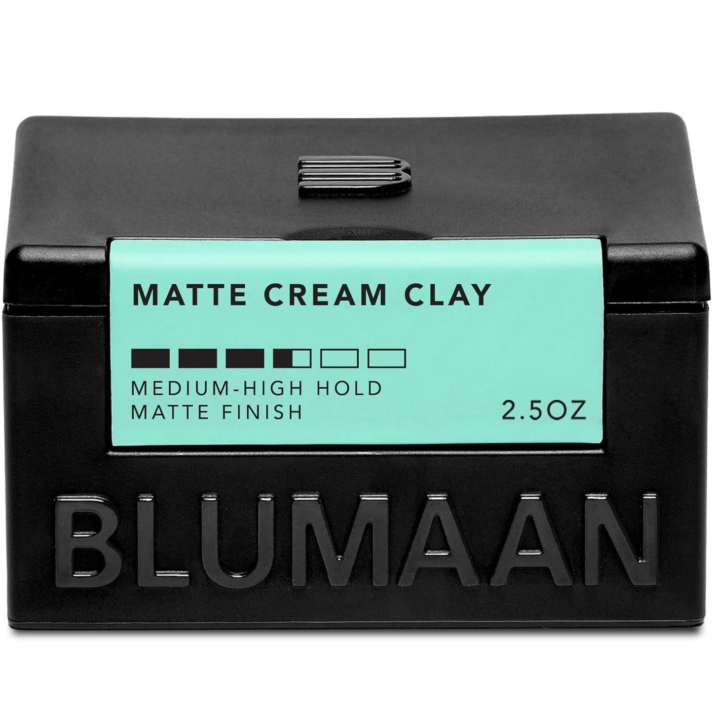 BluMaan Matte Cream Clay - High Hold Matte Finish - Versatile, Easy To Apply, Weightless Control, Nourishing and Cleansing Hair Care Essential with Natural Ingredients - 71 ml/2.5 oz