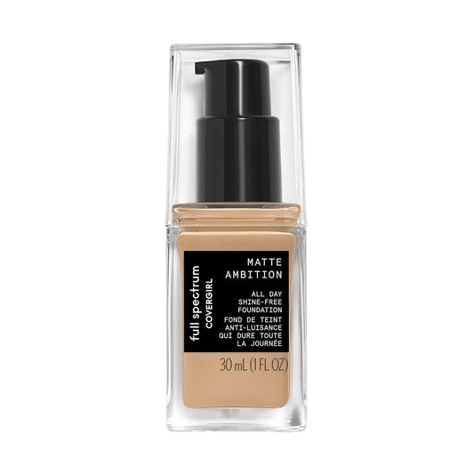 COVERGIRL Matte Ambition, All Day Foundation, Medium Cool 1, 1.01 Ounce