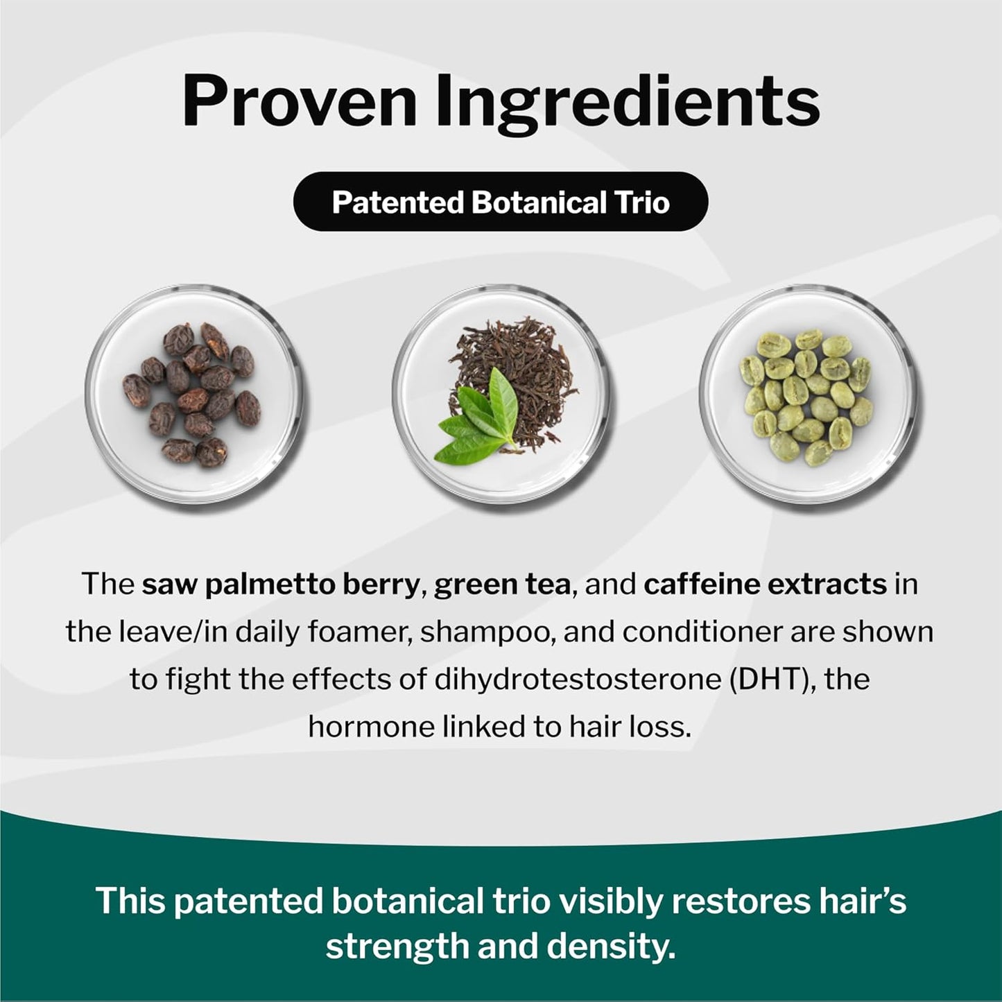 Shapiro MD Hair Growth Experts Natural Hair Kit for Thicker, Fuller, Healthier Looking Hair - Including Shampoo, Conditioner and Leave-In Daily Foam (2 Month)