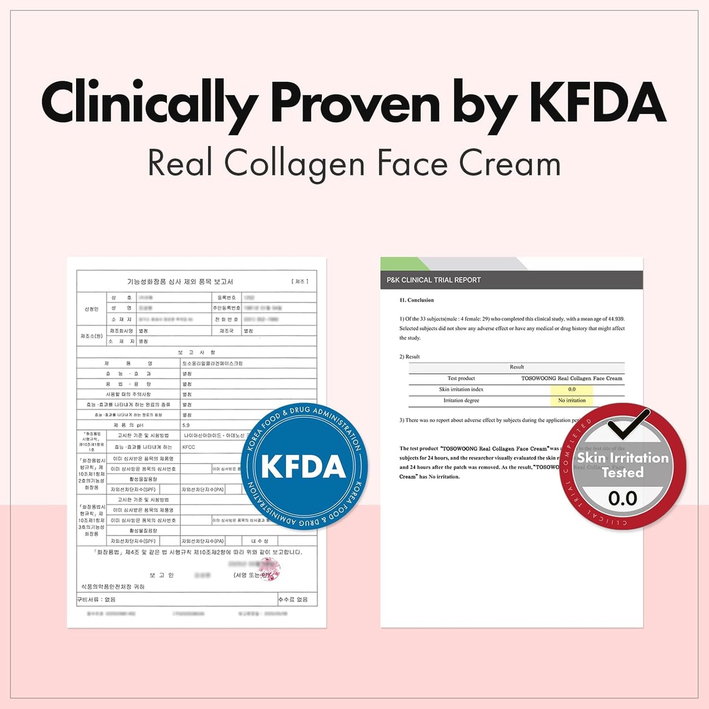 Real Collagen Face Cream, Face & Neck Collagen Face Moisturizer, Tightening, Firming, Lifting & Glow Boosting Cream with Collagen & Hyaluronic Acid, Korean Skincare, 50ml / 1.69 fl. oz.