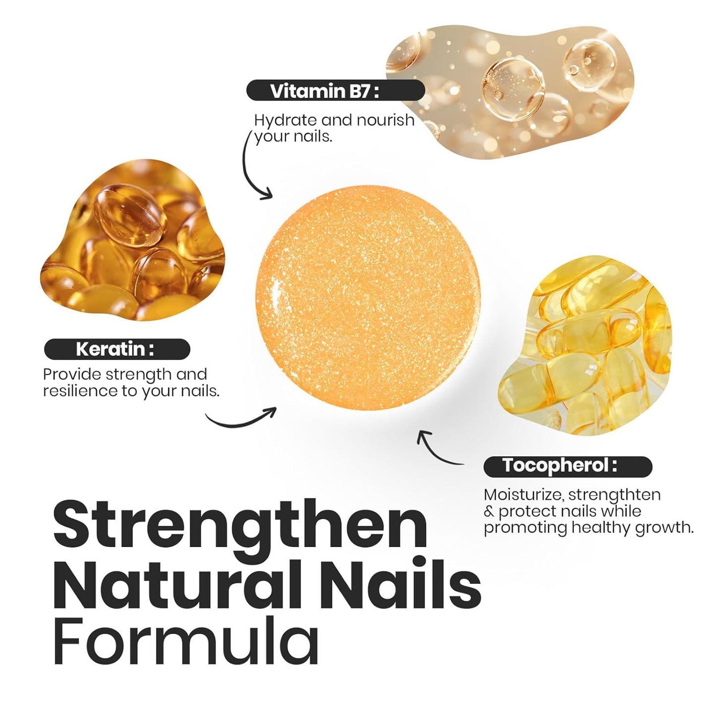 Beetles Neon Nail Polish Set, 6 Colors Glitter Nail Polish Kit Shimmer Pink Blue Green Yellow Orange Neon Fever Quick Dry Fingernail Polish Gifts for Women Salon DIY Manicure Kit