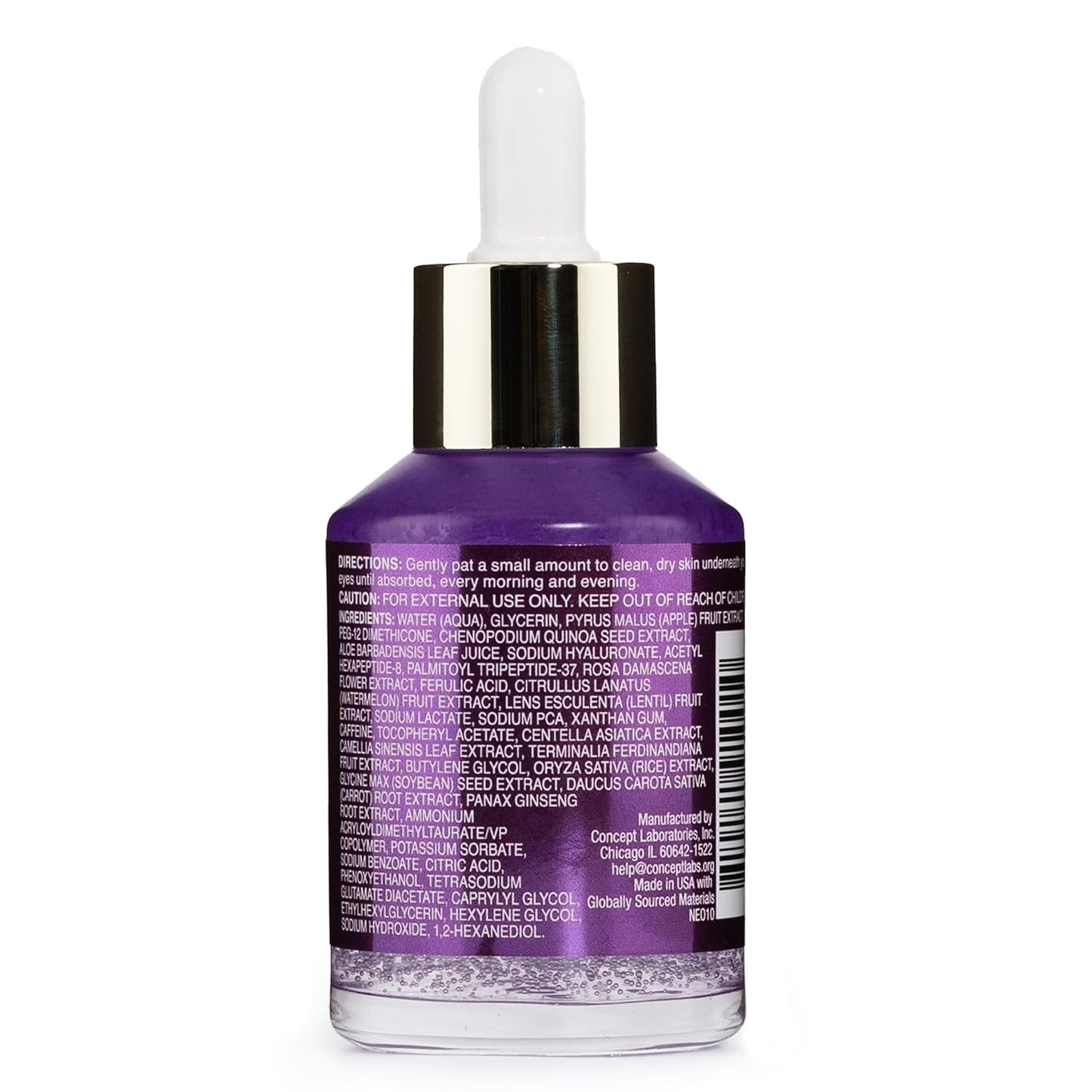 2-In-1 Caffeine Eye Serum Treatment & Skincare Face Serum | Collagen Serum | Brightening & Firming Under Eye Serum W/Vitamin E, Gotu Kola, & Green Tea | Skin Care Products, 2 Fl Oz