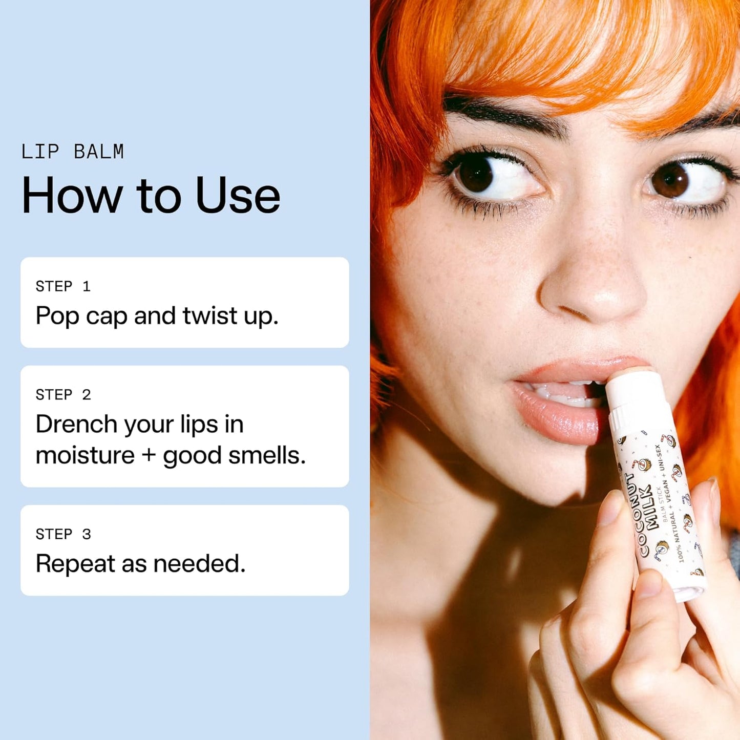 DedCool Lip Balm Stick (Coconut Milk) Jumbo, Vegan, Flavored, Coconut Oil Lip Balm, Long Lasting, Moisturization, Hydrates Dry & Chapped Lips, Vegan, Natural, Clean, Non-Toxic, Fragrance For All