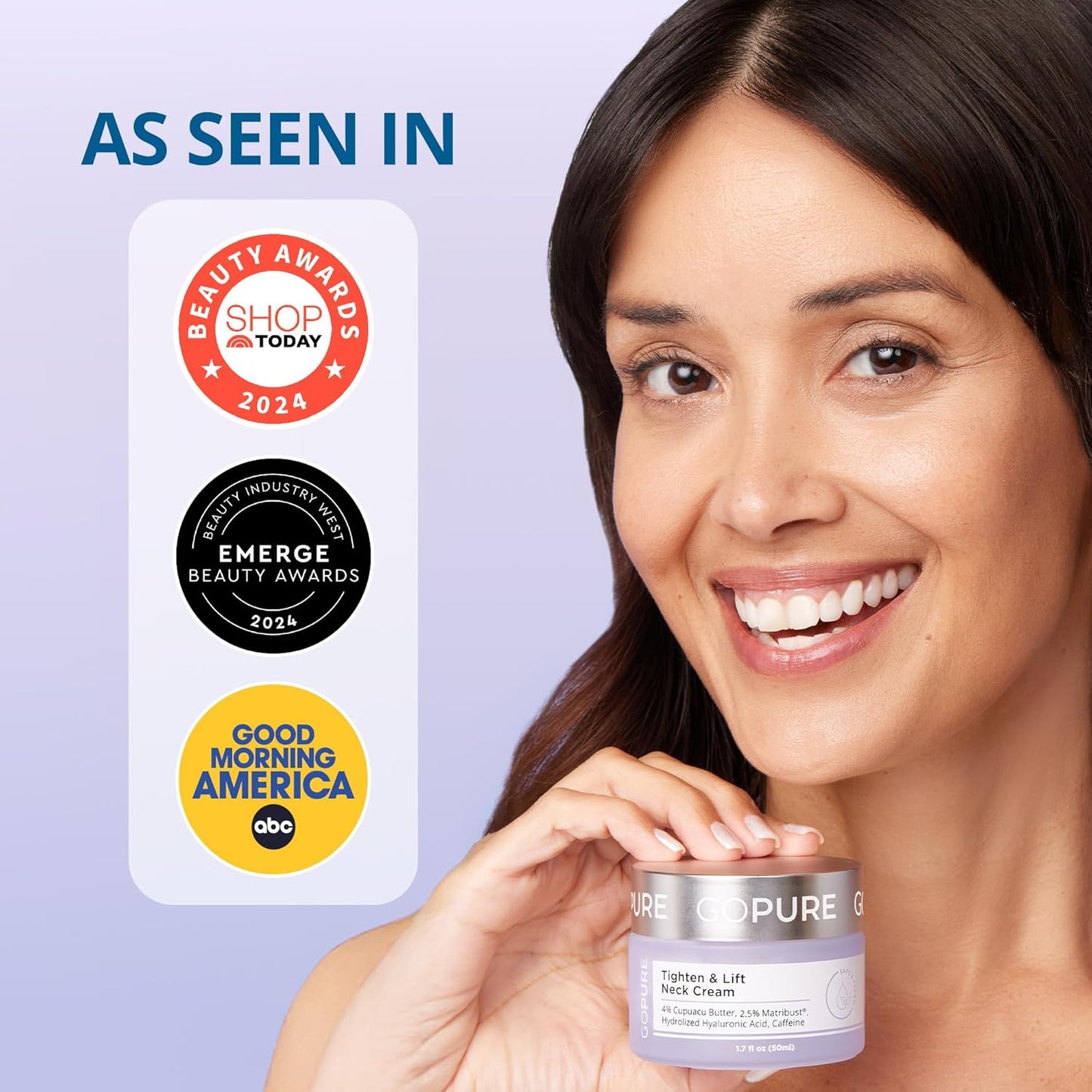 goPure Tighten and Lift Neck Cream- Clinically Tested