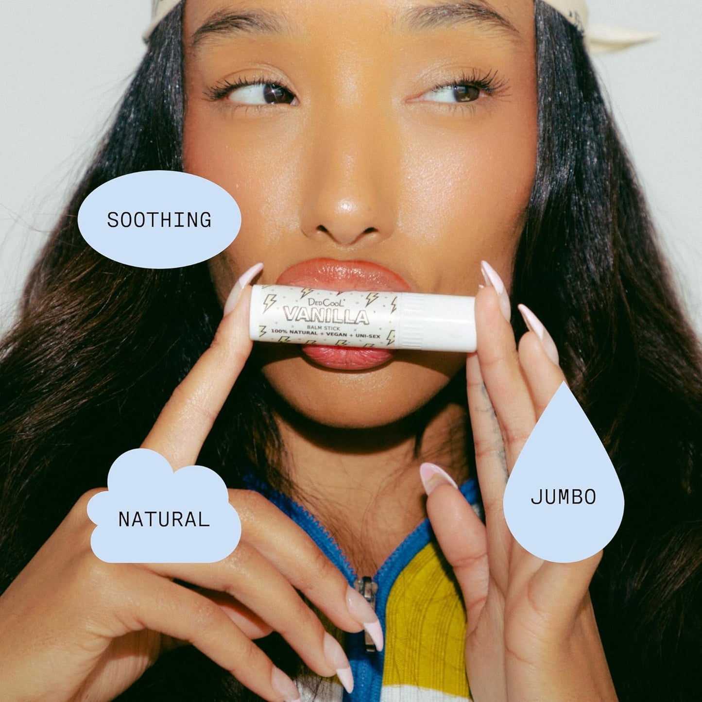 DedCool Lip Balm Stick (Cannabis) Jumbo, Vegan, Flavored, Coconut Oil Lip Balm, Long Lasting, Moisturization, Hydrates Dry & Chapped Lips, Vegan, Natural, Clean, Non-Toxic, Fragrance For All