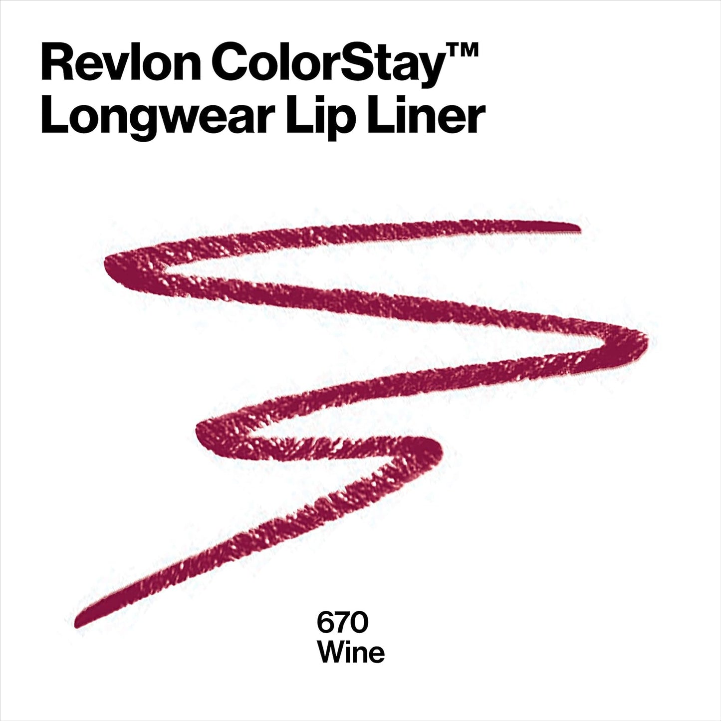 Revlon ColorStay Lipliner with Sharpener, Wines 080, 0.01 Ounce (28 g)