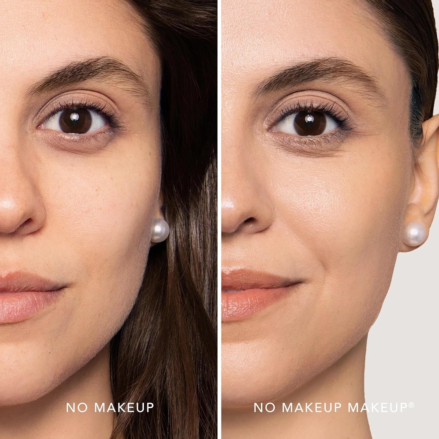 Long-Lasting Lightweight Foundation & Brush Duo | Cruelty-Free, Fragrance-Free, Buildable, Transfer-Proof Makeup (Light Medium)