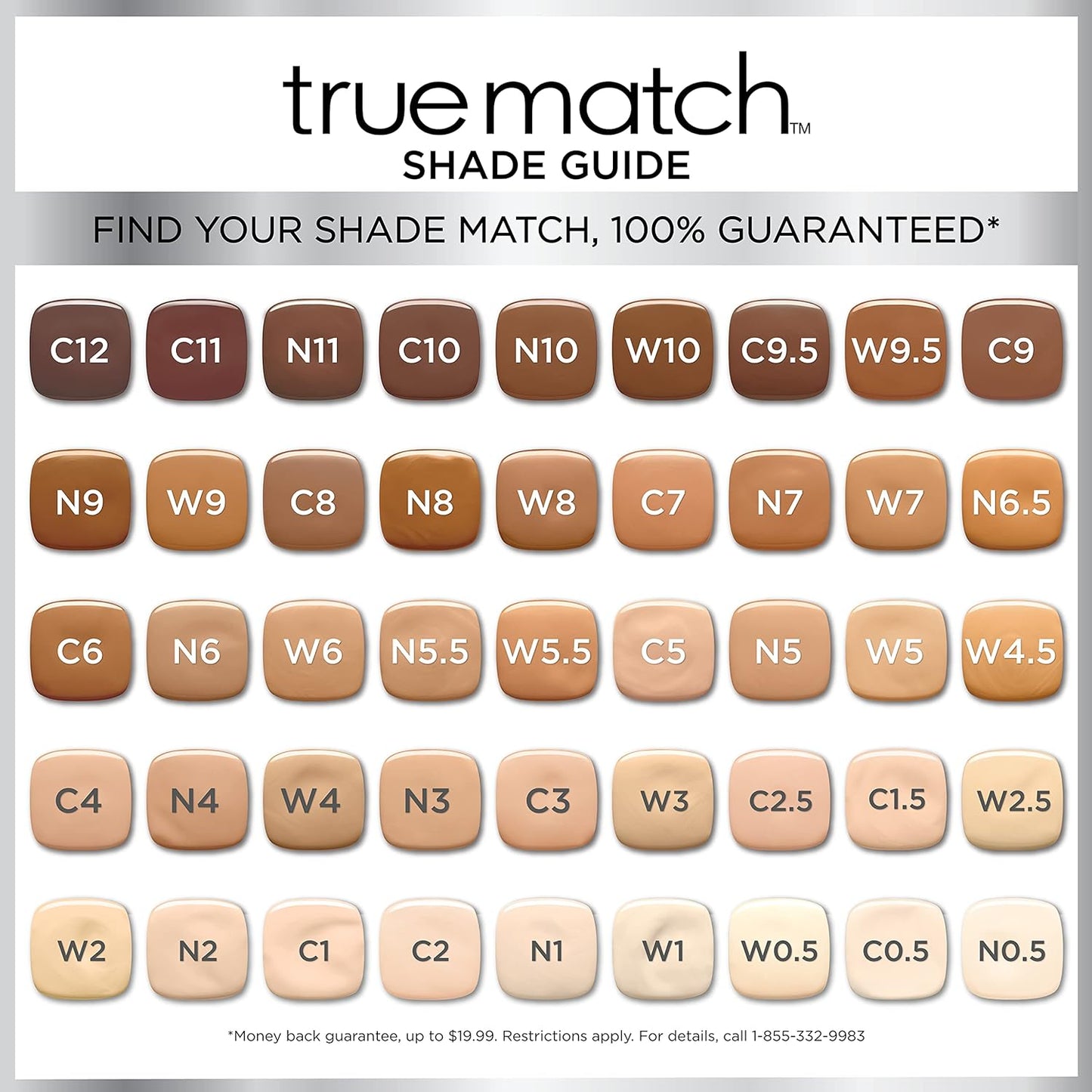 L'Oreal Paris Makeup True Match Super-Blendable Liquid Foundation, Crème Café W8, 1 Fl Oz,1 Count