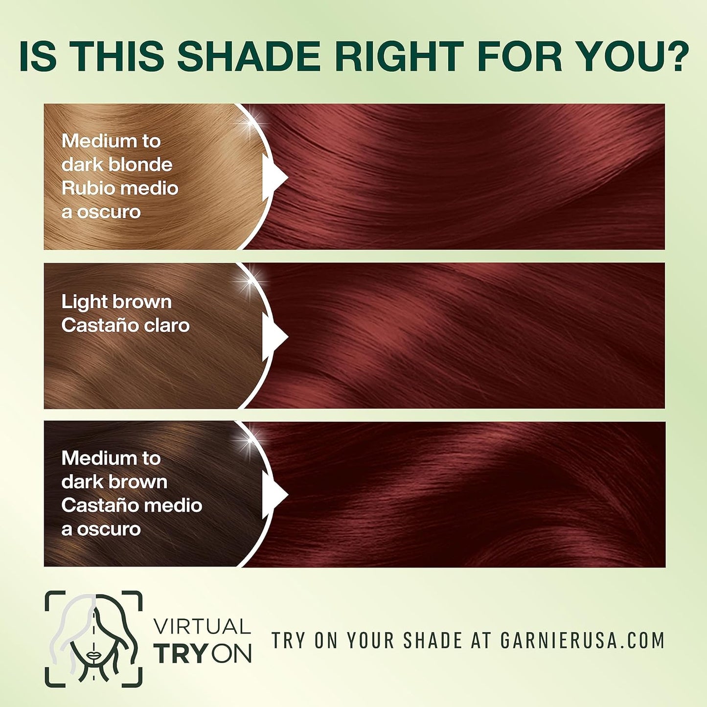 Garnier Hair Color Nutrisse Nourishing Creme, 66 True Red (Pomegranate) Permanent Hair Dye, 2 Count (Packaging May Vary)