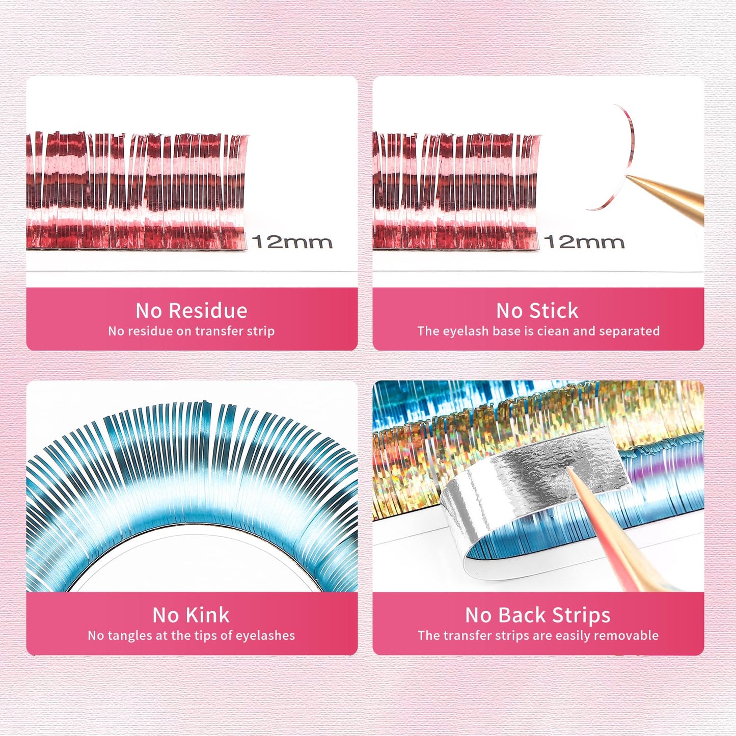 Glitter Spike Tinsel Eyelash Extensions 0.07 Colored Lashes Extension C Curl Lashes 13mm Lash Extensions Soft False Eyelashes Volume Lashes 12 Rows Professional Use(Glitter,0.07-C,13mm)