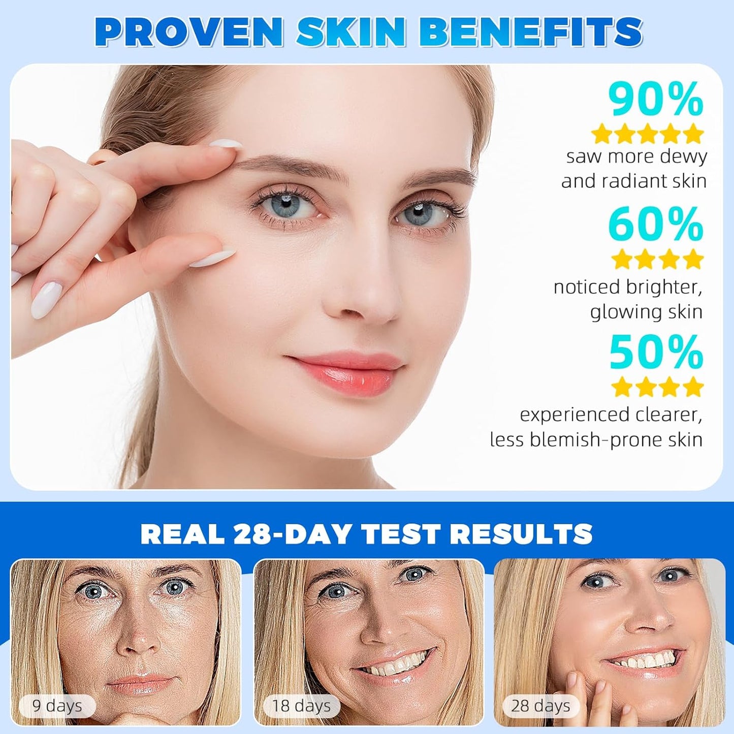 30pcs 3% Hyaluronic Acid Ultra Hydrating Serum, Anti-Aging Serum Intensive Hydration, improves skin texture, minimizes fine lines, improve dryness and dehydration for all skin types