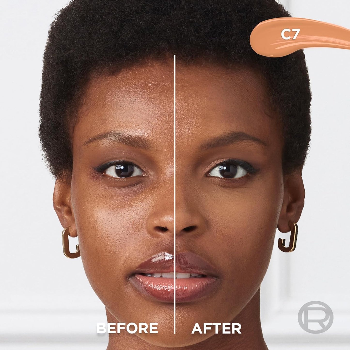 L’Oréal Paris True Match Radiant Serum Concealer, Brightening Under Eye Concealer Make Up with 1.5% Hyaluronic Acid and Caffeine, C7, 0.33 Oz