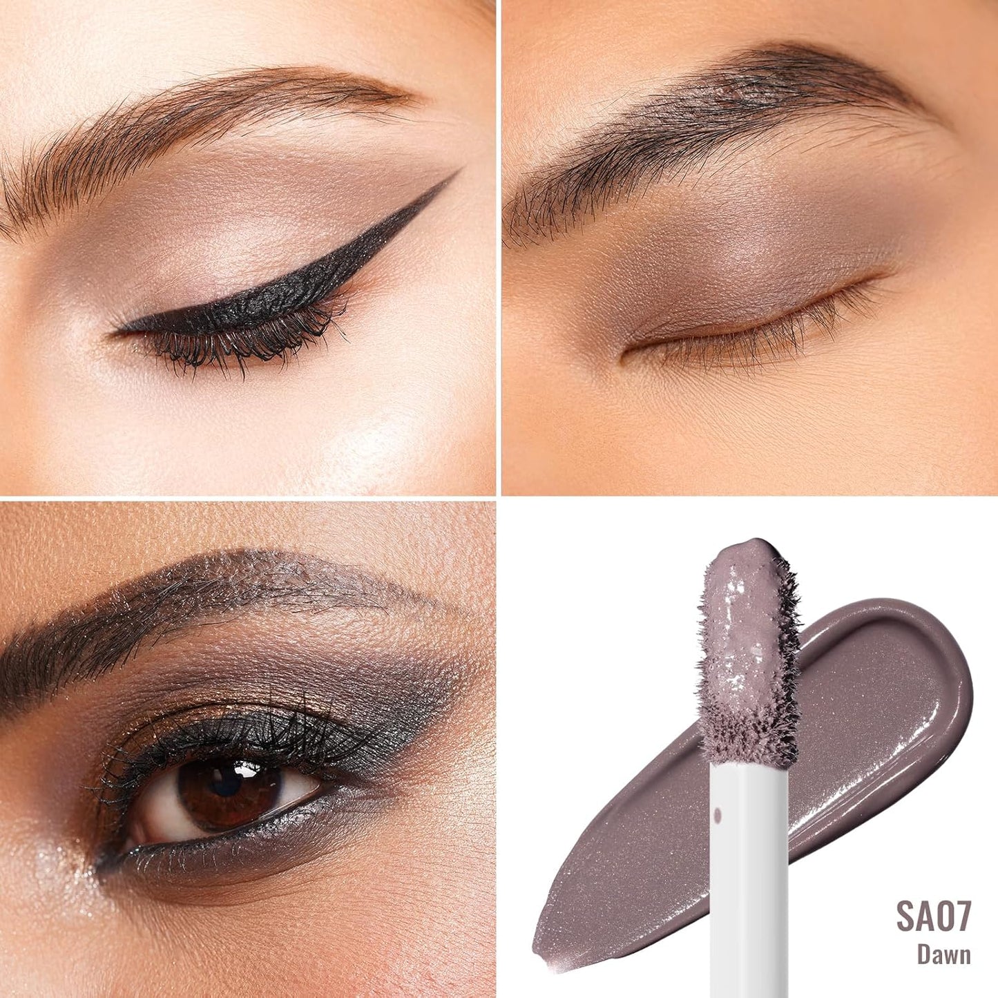 Oulac Matte Eyeshadow Red Liquid Eyeshadow Liquid Eyeliner| Available in 32 Colors Shimmer＆Metallic＆Matte Eyeshadows|One-Swipe Coverage Long Lasting & Blendable Eye Makeup, Vegan & Cruelty-Free SA07