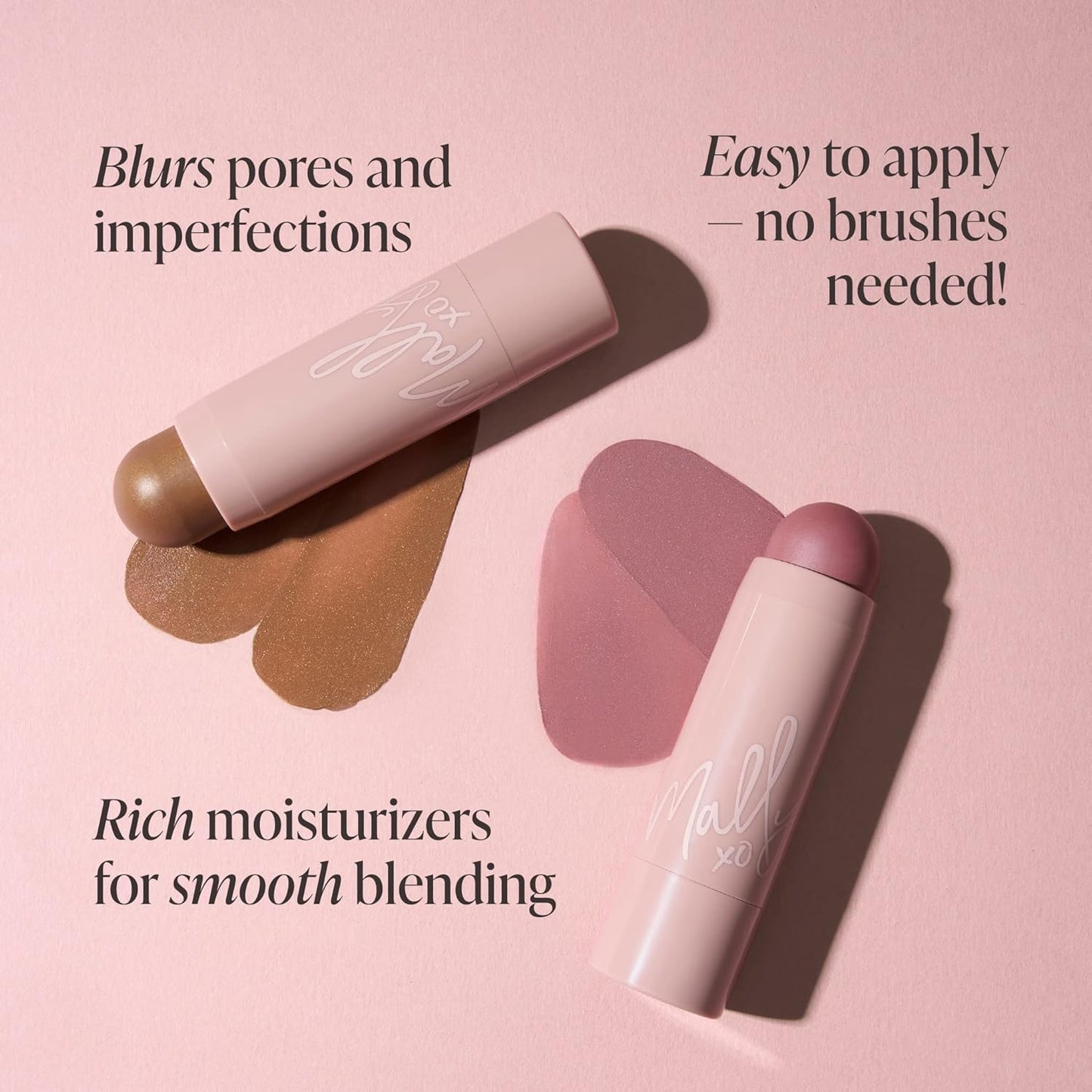 Mally Beauty Shimmer, Shape & Glow Plus Face Defining Stick, Oh So Rosy