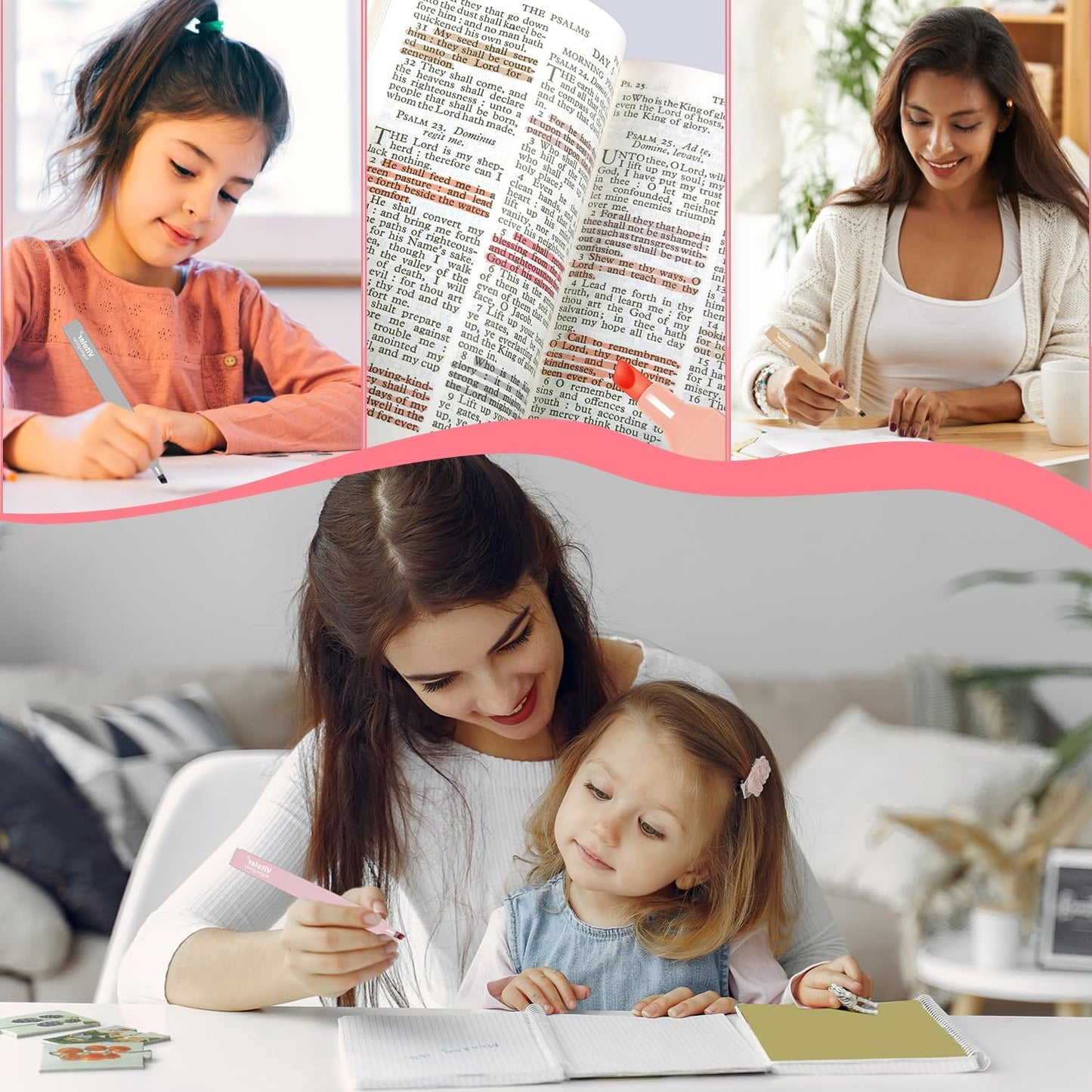 Vitoler Highlighters Assorted Colors,10pcs Cute Pastel Highlighters Multicolor Highlighter for Aesthetic Office School Supplies