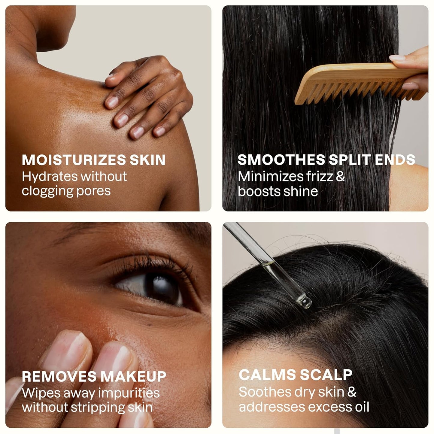 Cliganic Organic Jojoba Oil 32 oz, 100% Pure | Bulk, Natural Cold Pressed Unrefined Hexane Free Oil for Hair & Face