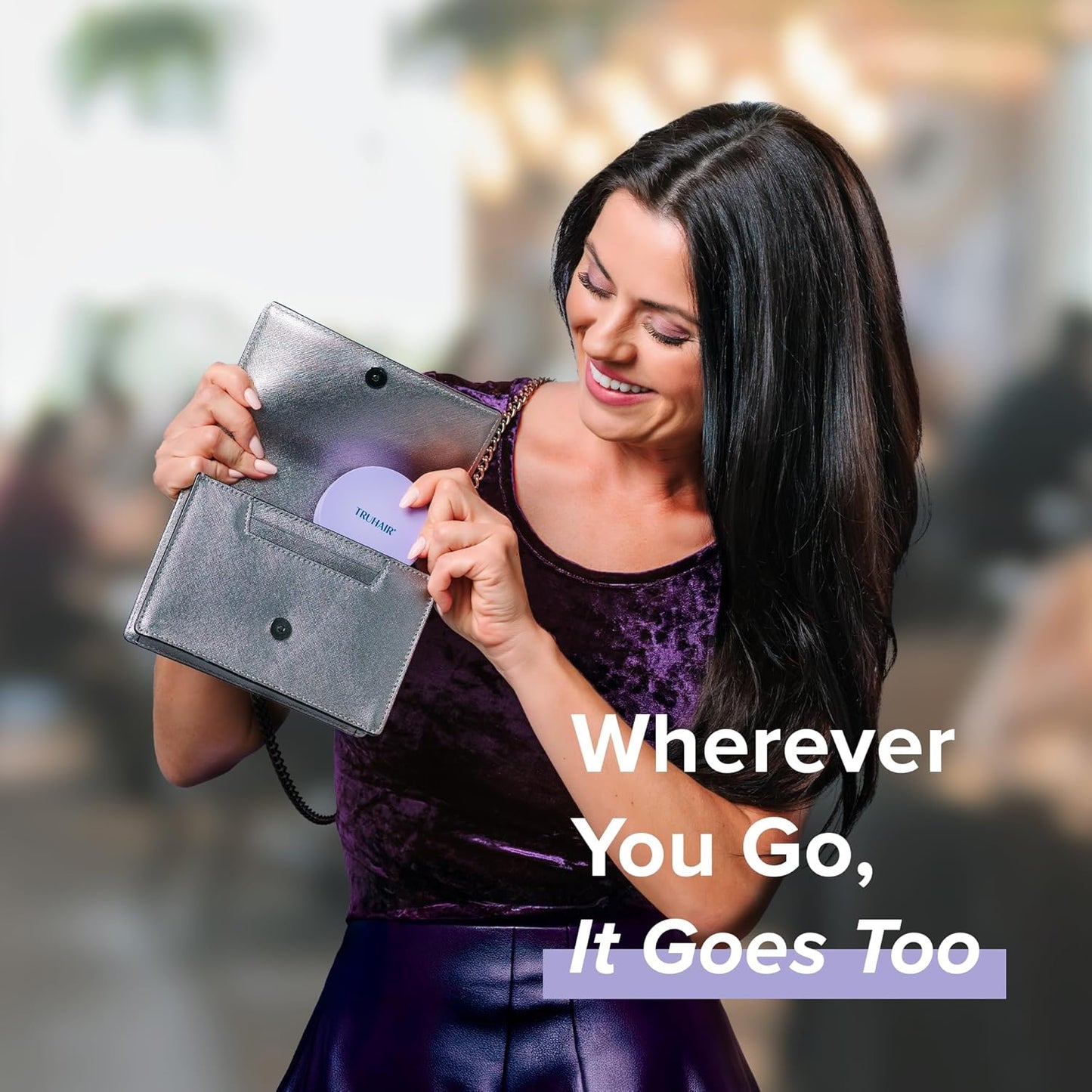 TRUHAIR Root & Scalp Cover Up Refill, Waterproof Pressed Powder for Gray Coverage, Bald Spots & Thinning Hair, Root Touch Up Color, 0.35 oz (Red)