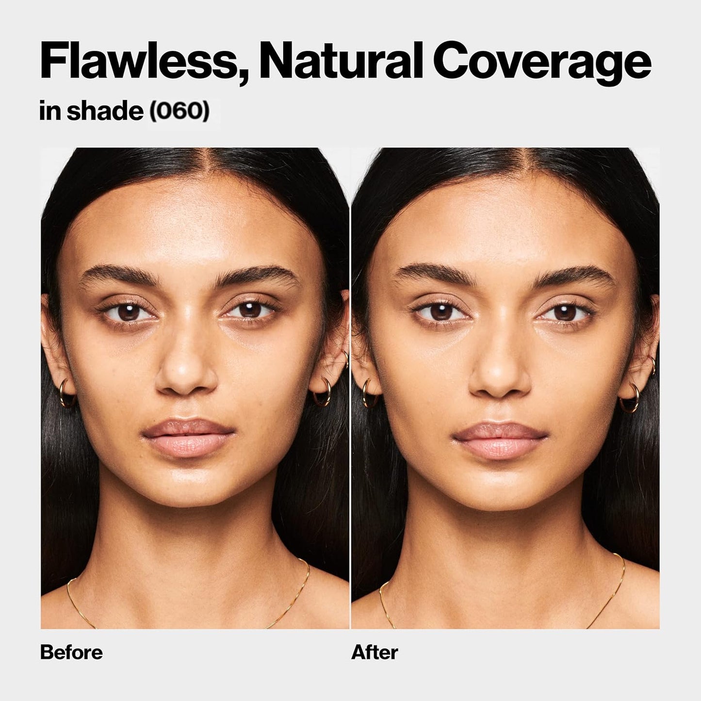 Revlon ColorStay Skin Awaken 5-in-1 Concealer, Lightweight, Creamy Longlasting Face Makeup with Caffeine & Vitamin C, For Imperfections, Dark Circles & Redness, 060 Deep, 0.27 fl oz