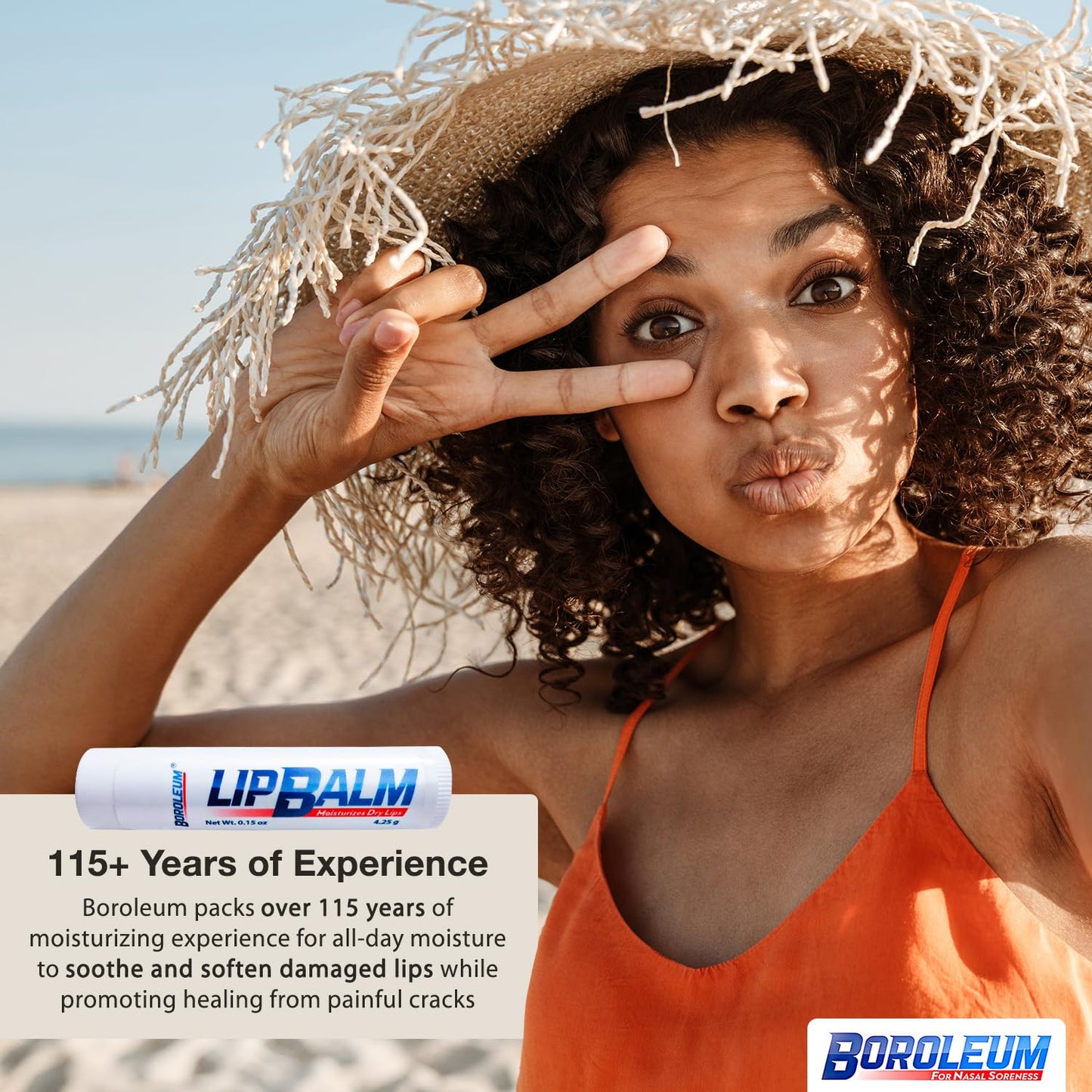 Natural Lip Balm by Boroleum | Best Chapped Lip Moisturizer for Dry Cracked Lips | All Natural Ingredients for Men Women and Kids | 4.25 gr. Tubes, 2 Lip Balms Per Pack