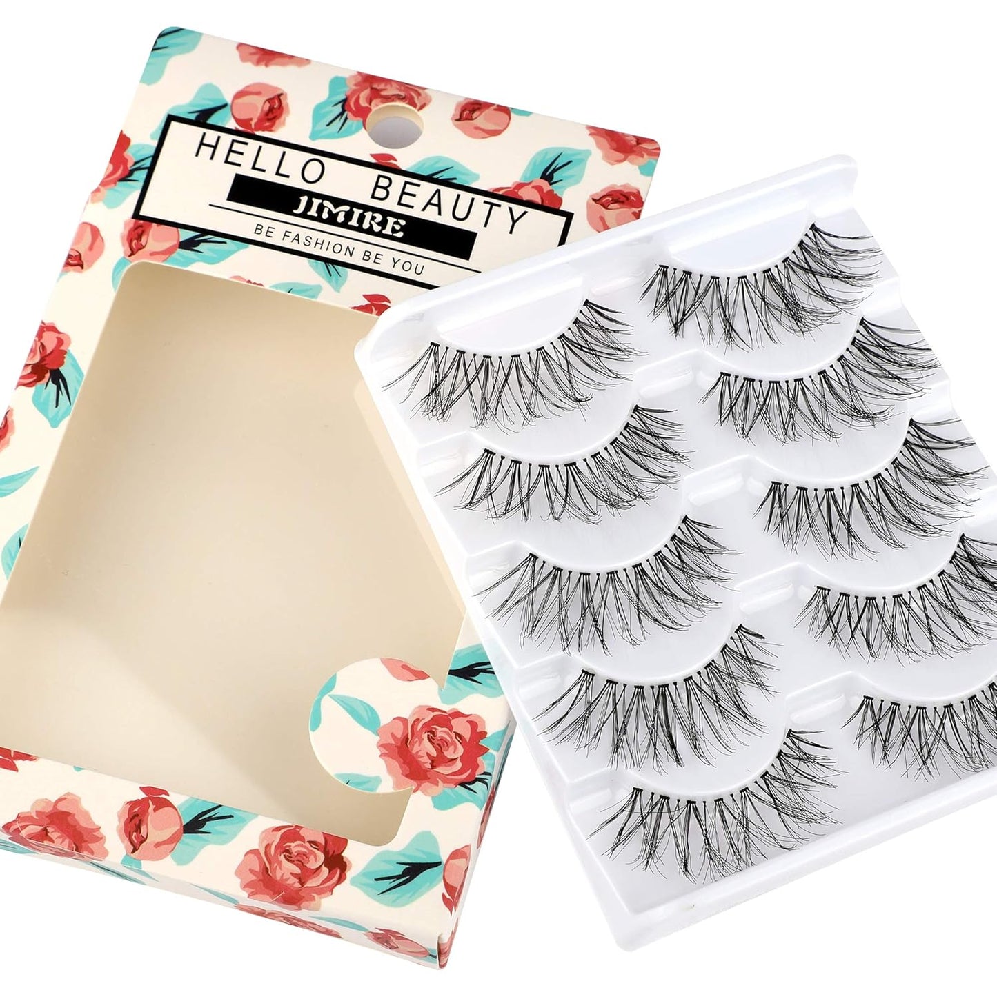 JIMIRE False Eyelashes Multipack False Eyelashes Glam 614 False Lashes