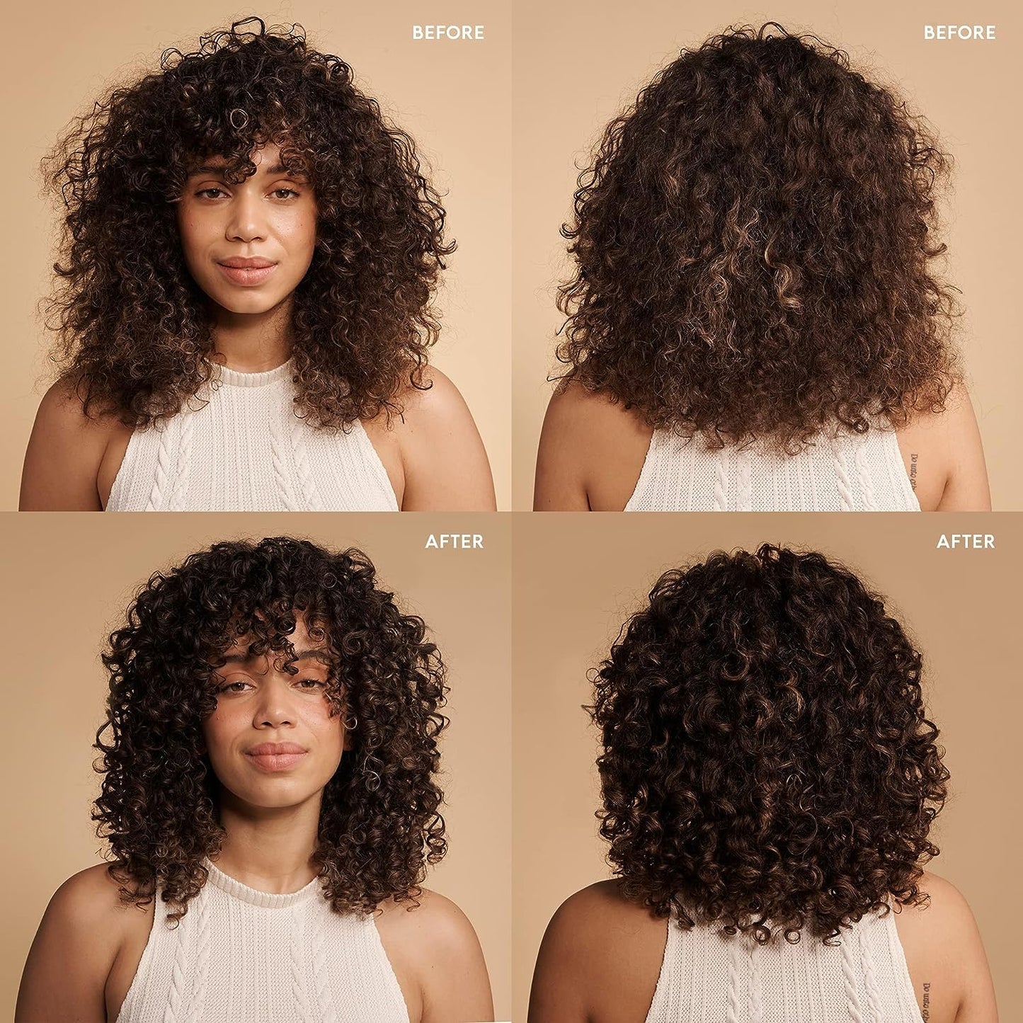 SEEN Curly On The Go Kit, Fragrance Free - Non-Comedogenic & Safe for Sensitive Skin - Sulfate-Free, Curl-Defining Styling Hair Bundle - Anti Frizz - Heat Protectant