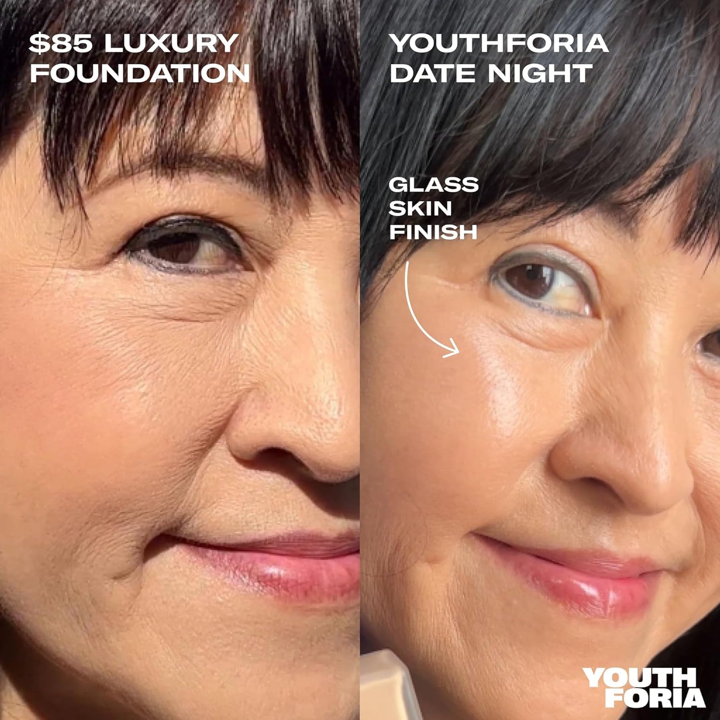 Youthforia Date Night Skin Tint Serum Foundation, Light-Medium Coverage, Hydrating Formula, Vegan & Cruelty-Free, 310 Light Medium - Neutral with Golden Undertones