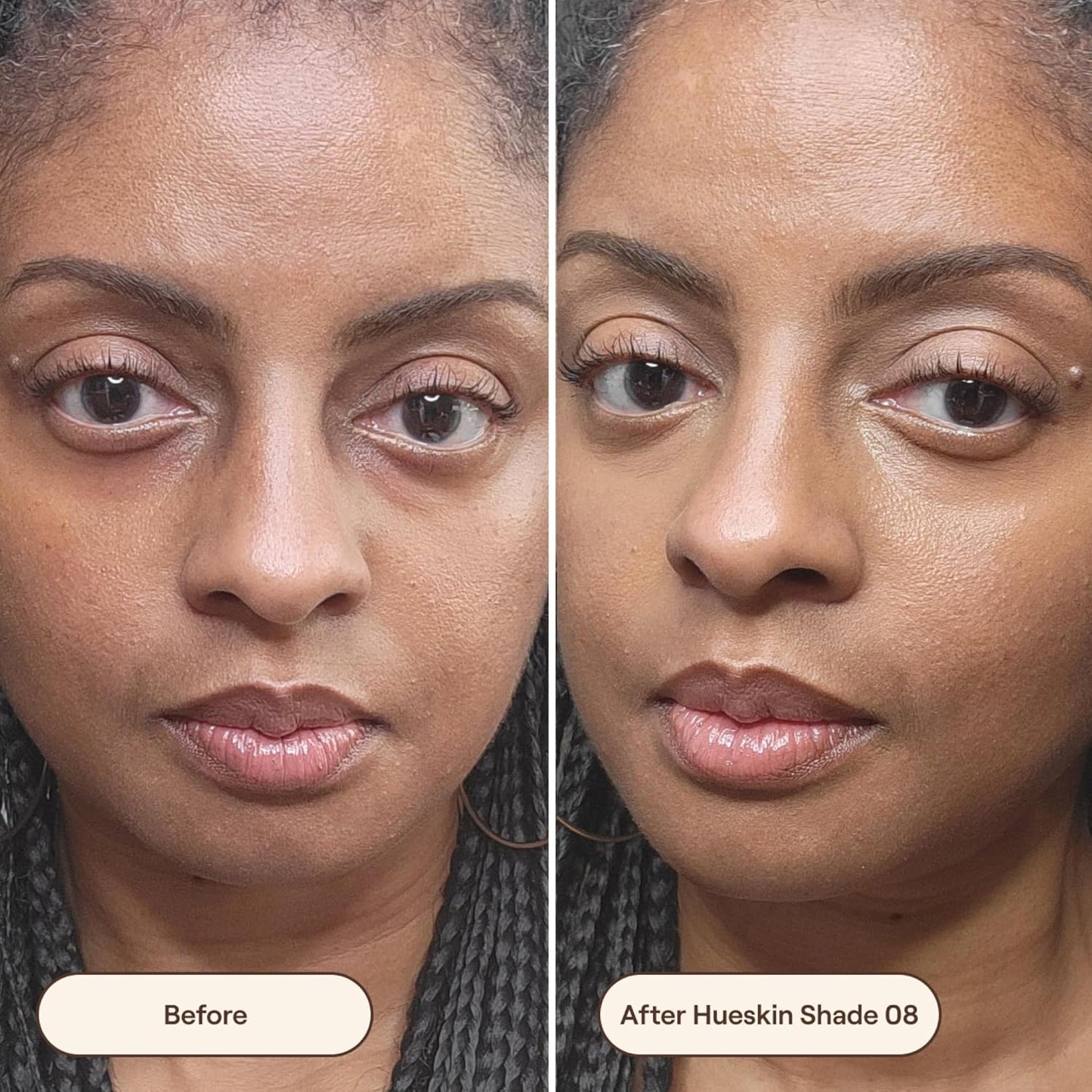 Live Tinted Hueskin Serum Concealer - Medium-to-Full Coverage Concealer with Niacinamide, & Hyaluronic Acid for Dark Circles, Fine Lines & Wrinkles, Buildable Long-Lasting Formula, 0.35 oz Shade 8