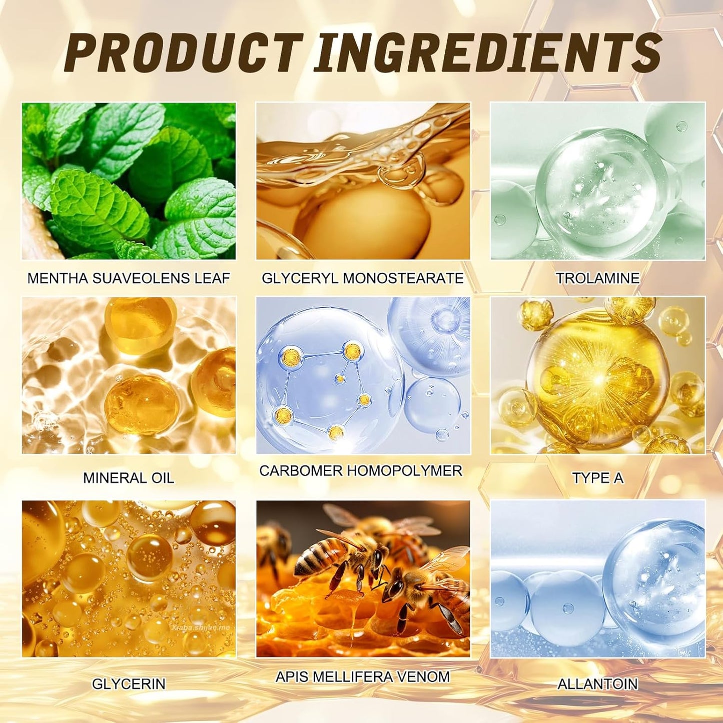 Bee Venom Comprehensive Cream,Bee Venom Skin Treatment Cream,Advanced Firming & Wrinkle-Reducing cream Natural Skin Moisturizer for All Skin Types(2PCS)