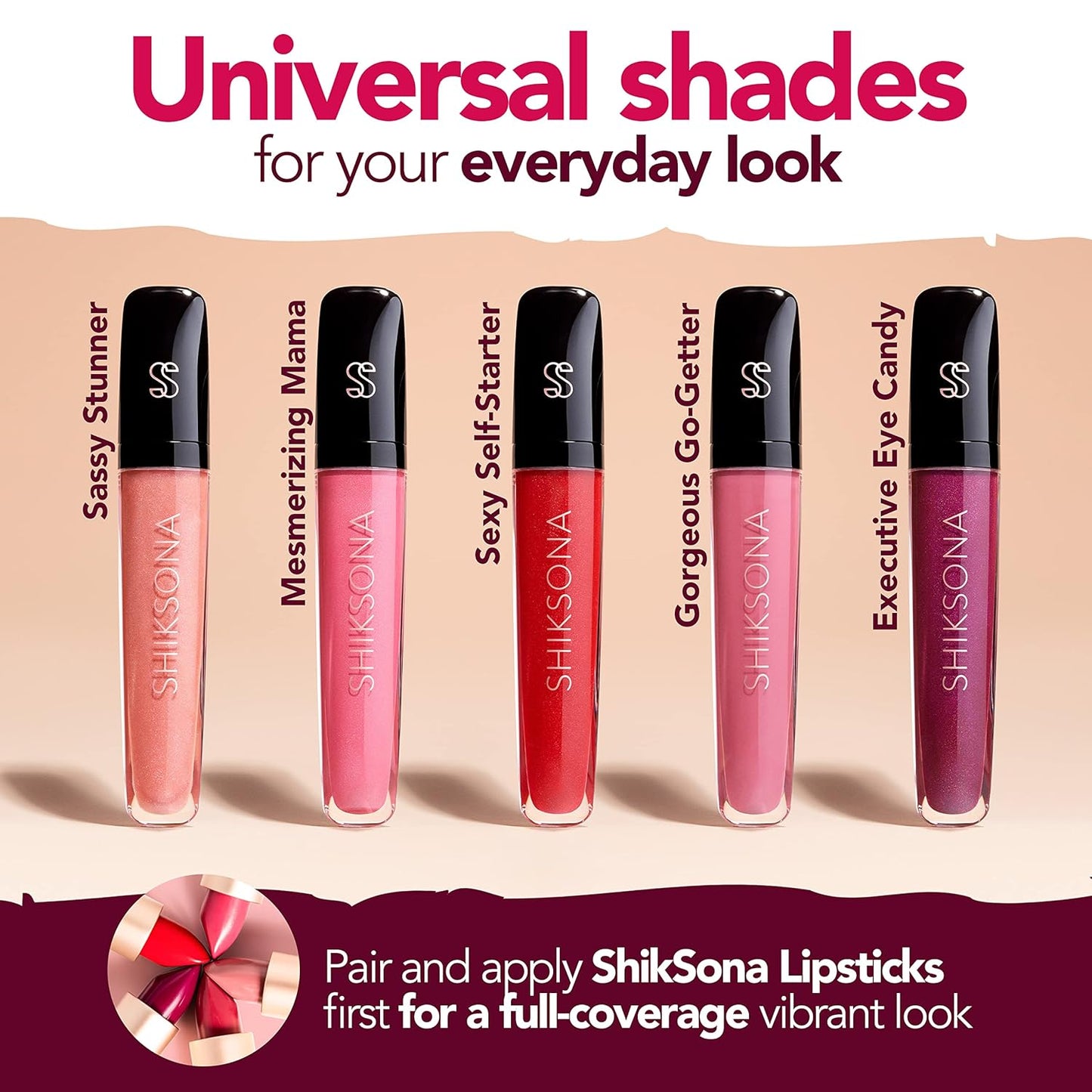 High Shine Lip Gloss | Hydrating, Vegan, High Pigment, Non-Sticky Lipgloss in a Timeless, Universal Color | Executive Eye Candy (Plum)