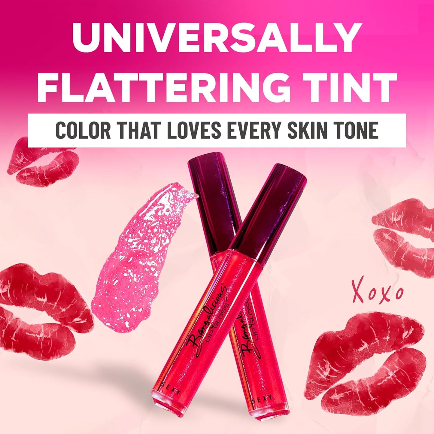 Red Lip Gloss for Women – Long Lasting, Non-Sticky Gloss with Vitamin E – High Shine Finish, Clean Formula – Red Lipgloss, 1 Pack