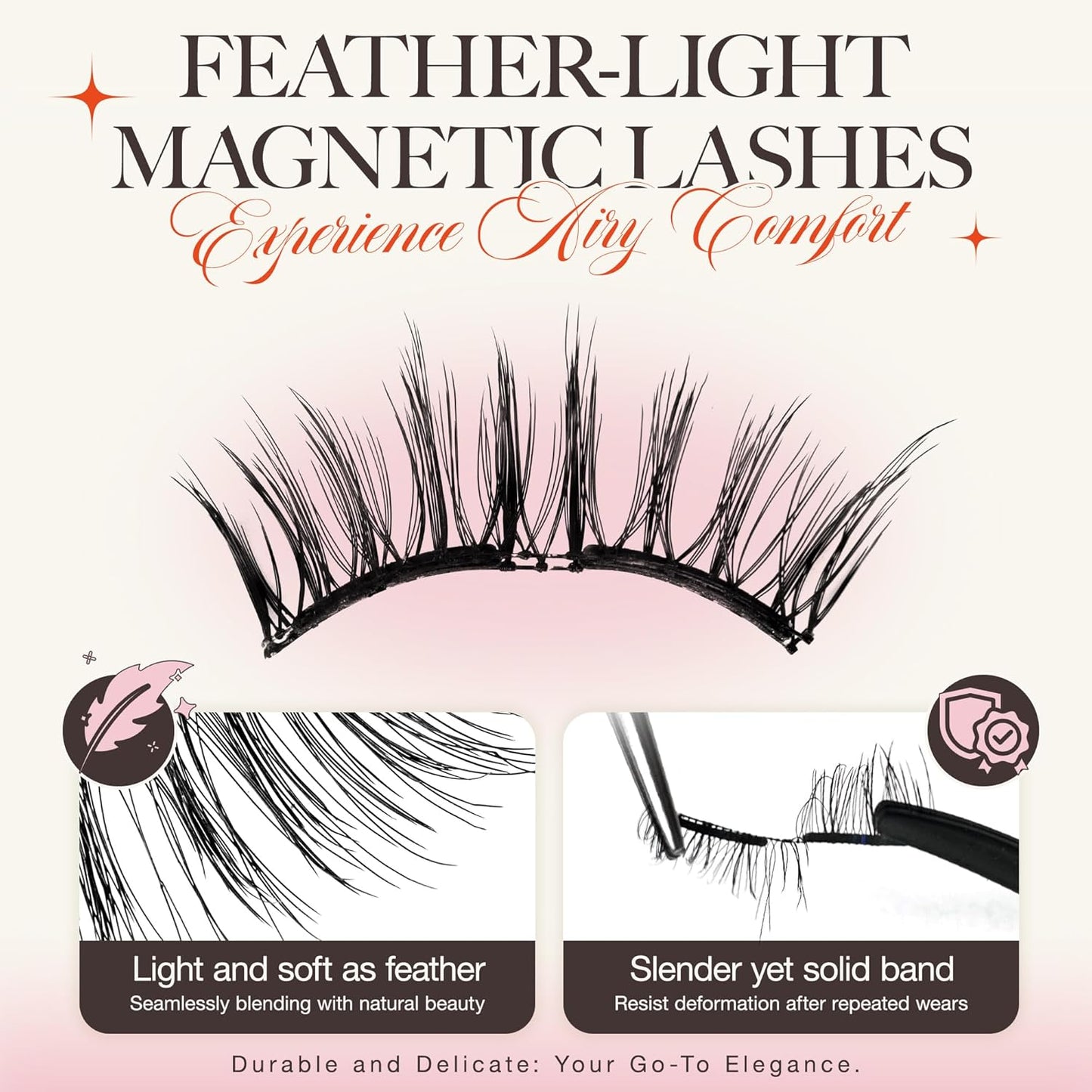 LASHVIEW Magnetic Eyelashes with Applicator,Reusable Soft Magnetic Eyelashes Natural Look, No Glue Needed RCM02-N