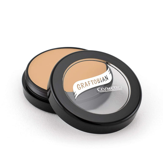 Graftobian HD Glamour Crème Foundation 1/2oz, Weightless Full Coverage Makeup, 65 Inclusive Shades, For All Skin Types, Natural or Full-Glam Looks, For Professionals and Beginners, Sunlit Linen