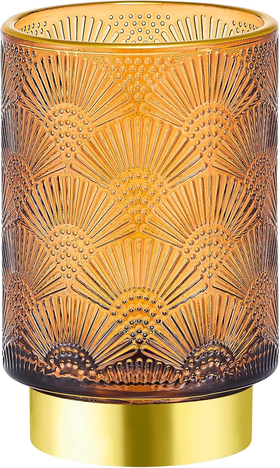 Makeup Brush Holder Organizer,Toothbrush Holders,Desk Pen Pencil Holder,Multifunctional Vintage Glass Brush Cup（A41-5-US）