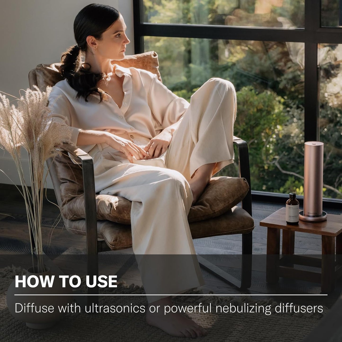 Aromatech White Tea & Bamboo Aroma Essential Oil Blend: Luxury Hotel Inspired Aromatherapy with for Ultrasonic Diffusers & Nebulizers - 4 fl oz, 120 mL