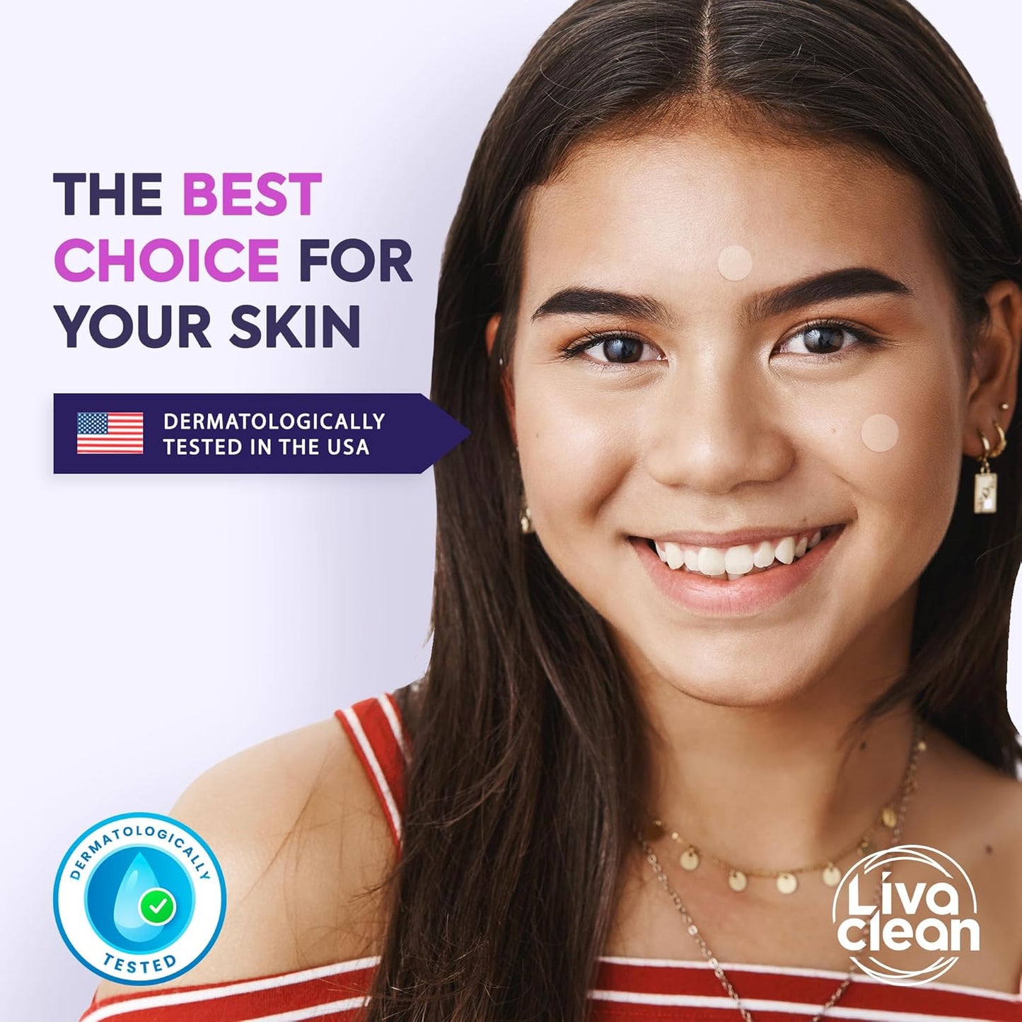 LivaClean 330 CT Pimple Patches for Face w/Salicylic Acid, Tea Tree Oil & Calendula Oil - Four Sizes - Pimple Patch, Hydrocolloid Patch, Acne Patches for Face