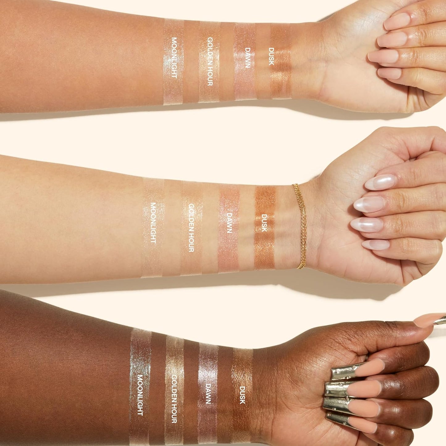 Live Tinted Hueglow Liquid Highlighter Drops - Lightweight Serum-Infused Highlighter, Non-Greasy Formula for Natural Radiance and Advanced Hydration, Dawn, 0.46fl oz/ 13.5mL