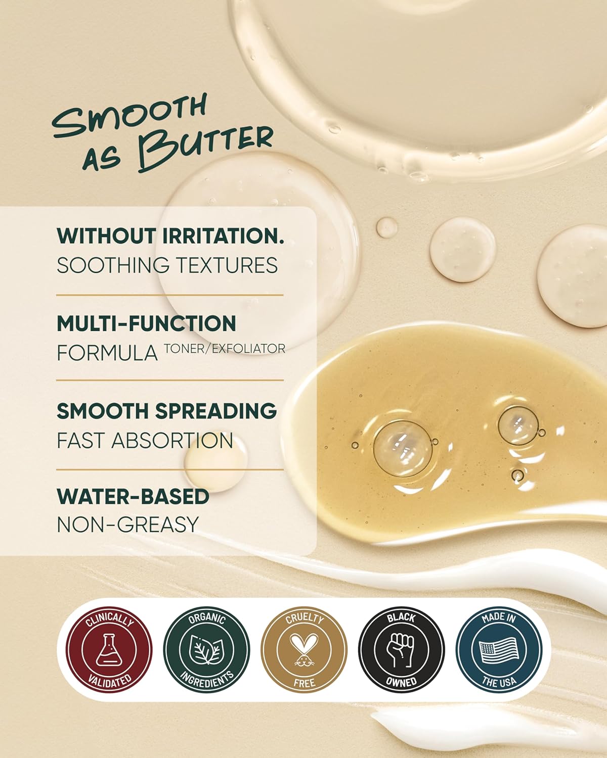 Buttah Skin Supreme Kit for Melanin Rich Skin | Oil-Free Hyaluronic Gel Cream 2 oz | Vitamin C Serum 1 oz | Cleanser 3.4 oz | Rosewater Toner 3.4 oz | Black Owned Skincare