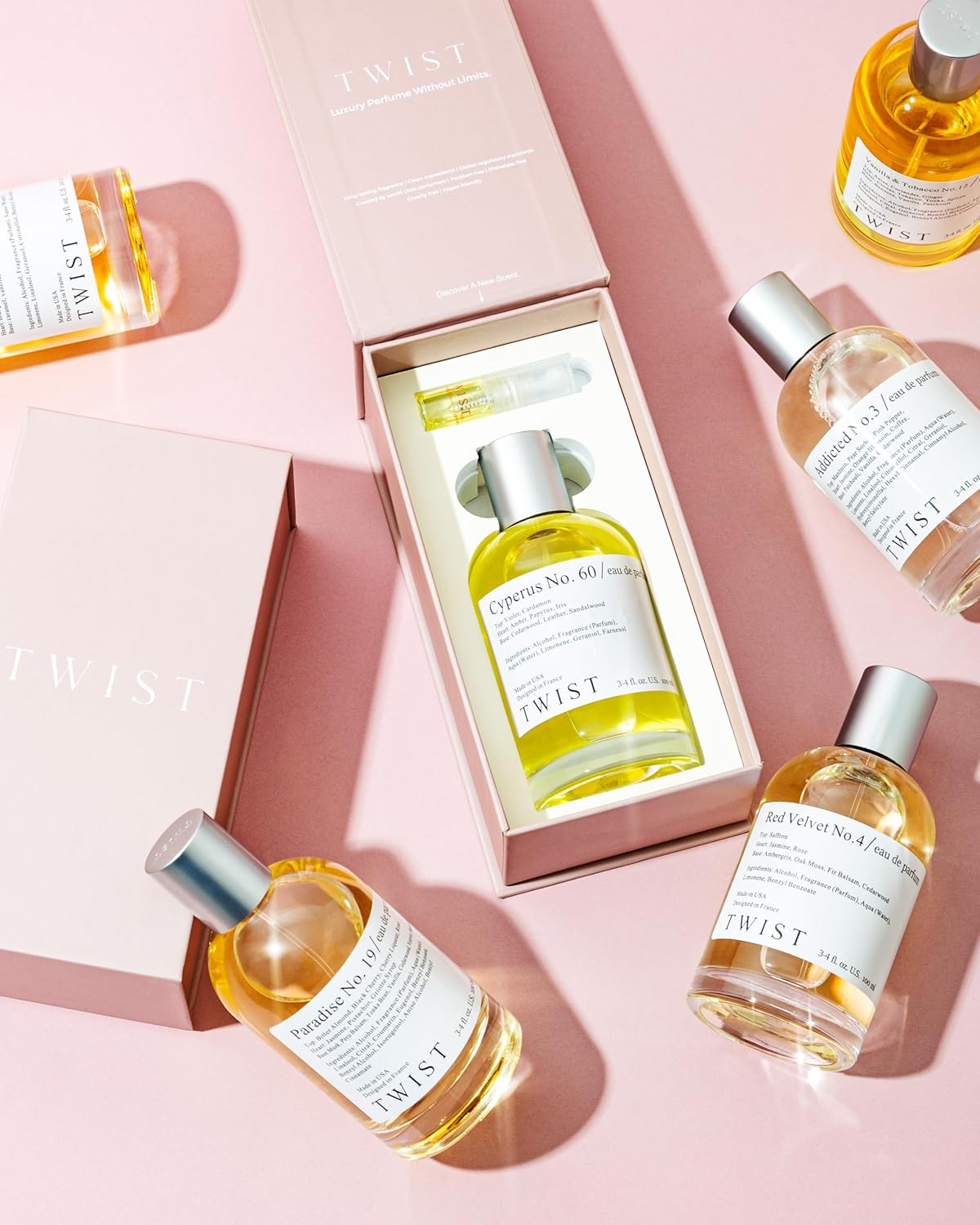 Twist Vintage No. 111 - Inspired by Creed's Millésime Impérial, Long-Lasting Perfume for Women and Men, Paraben-Free, Vegan, Clean Ingredients, Unisex Fragrance – Spray 100 ml | 3.4 fl. oz.