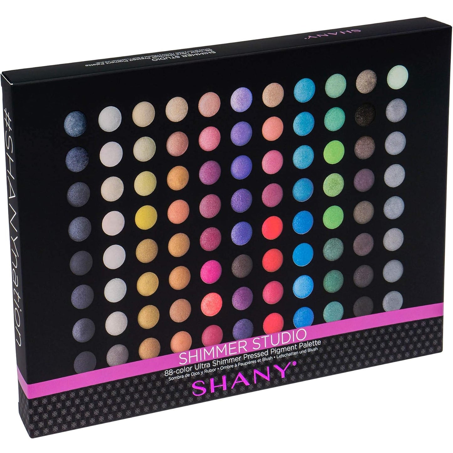 SHANY SHIMMER STUDIO Eye shadow Palette, Matte,Shimmer and Metallic Eye Makeup, Studio Colors for Smoky Eyes and Natural Look