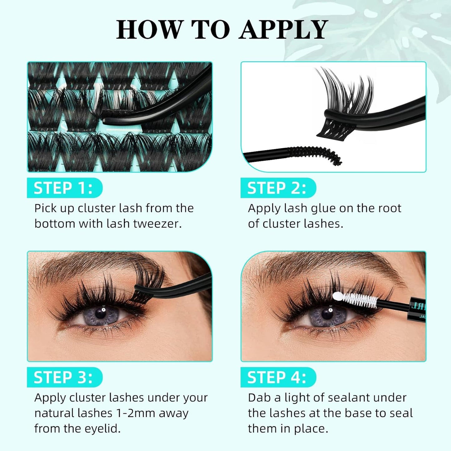 Lash Clusters Wet Look 168Pcs Eyelash Cluster Ultra-Thin Lash Band Eyelashes Extensions Spiky Anime Wide Span Lashes(Tulip,C-10mm)