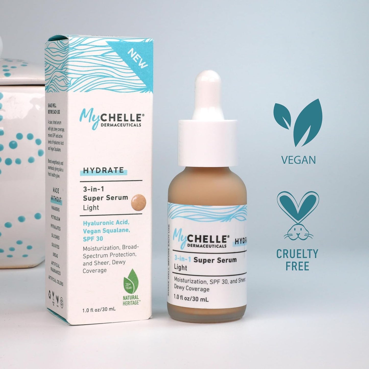 MyCHELLE Light 3-in-1 Super Serum, 1 oz