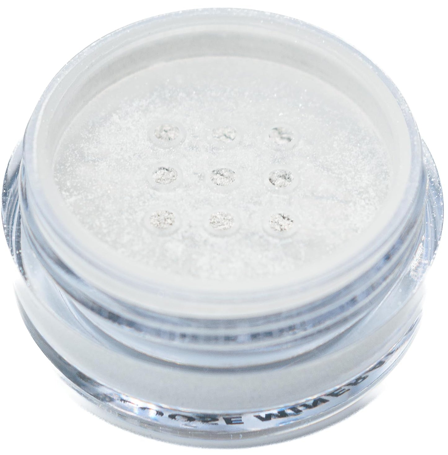 Twinkle White Silver Sparkle Metallic Single Loose Powder Eyeshadow; Vegan, Talc & Paraben Free, No Animal Testing & Cruelty Free