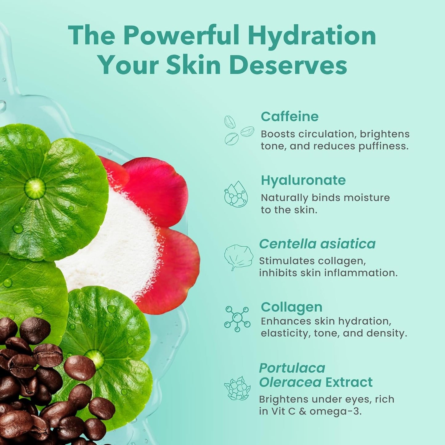 Patchology Rejuvenating Under Eye Gels - Hydrating Eye Mask w/Caffeine, Hydrolyzed Collagen & Centella Asiatica- Under Eye Patches For Dark Circles - Minimize Puffiness & Wrinkle Reducer - 30 Pairs