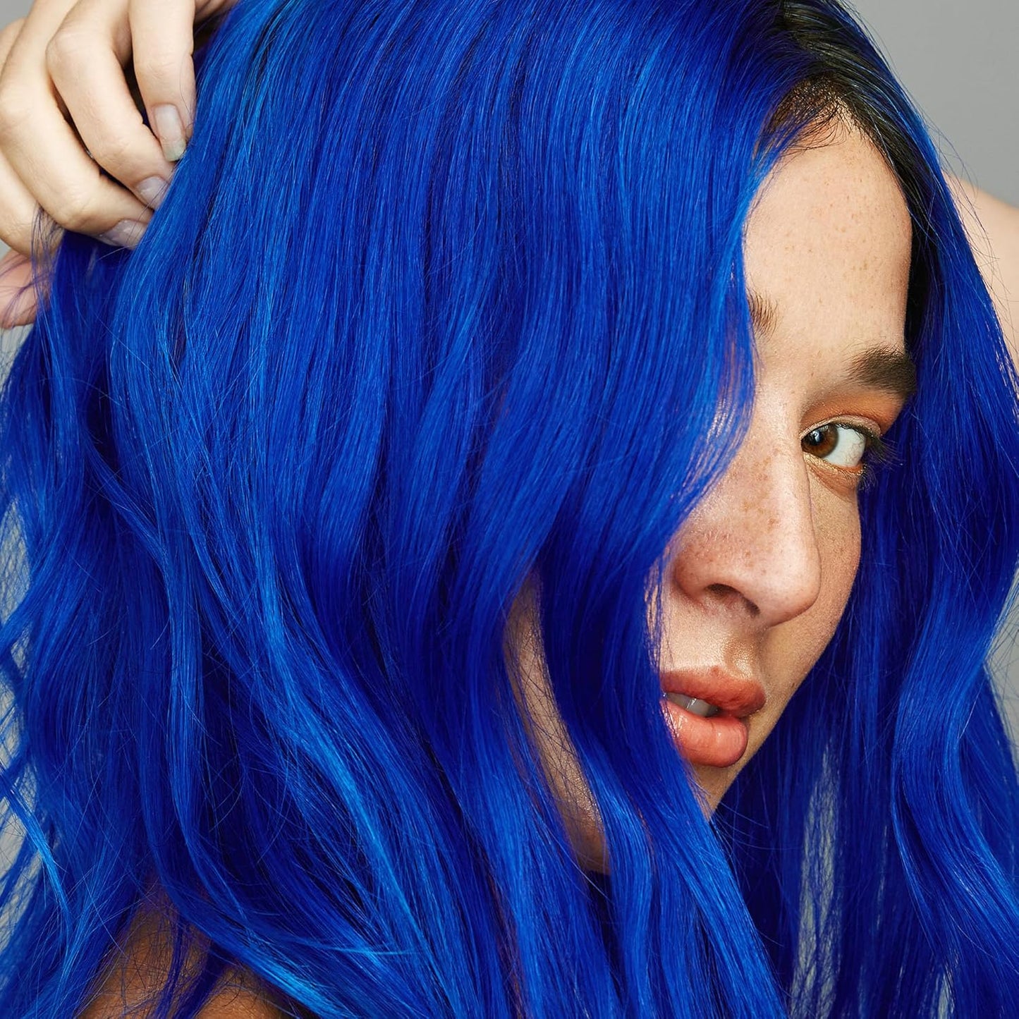 Good Dye Young Semi-Permanent Hair Color, Vegan and Cruelty-Free Blue Hair Dye, Last up to 24 Washes, Non-Damaging Conditioning Hair Color (5FL OZ, Blue Ruin)