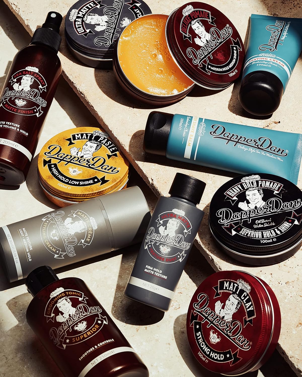 Dapper Dan Matt Paste, High Hold Low Shine Hair Paste for Men, Adds Texture with Flexible Hold for All Styles, Vintage Cologne Fragrance, 1 x 100ml