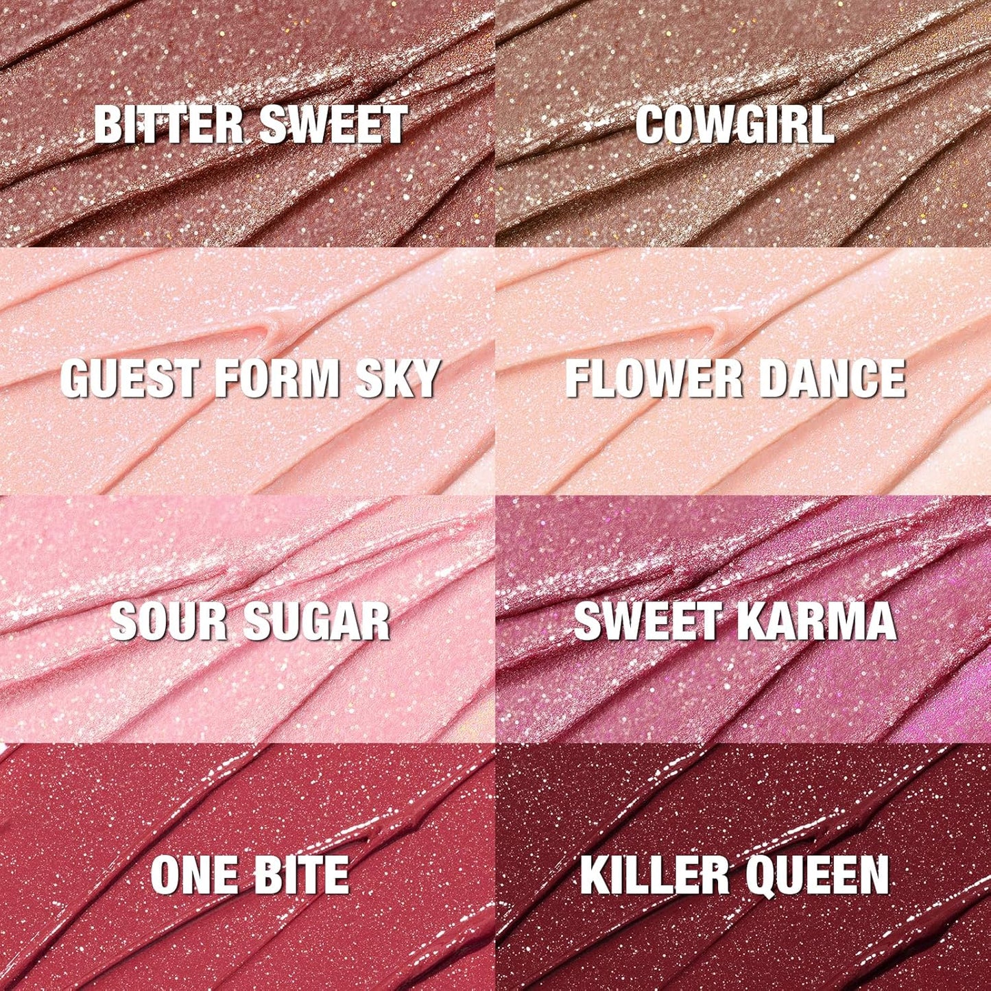 FOCALLURE Glisten Opal Shine Lipstick, High Impact Lip Color, Moisturizing Tinted Lip Balm, Lightweight & Hydrating Formula for Lip Care, ONE BITE