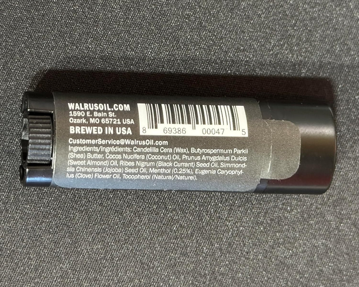 WALRUS OIL Logger's Lip Balm - 2-Pack, 100% Vegan, Made with Candelilla Wax, Almond, Coconut, Jojoba Oils & Natural Ingredients